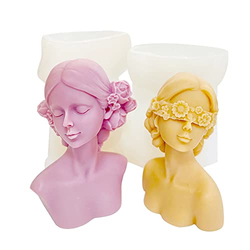 2pcs Bust of Girl