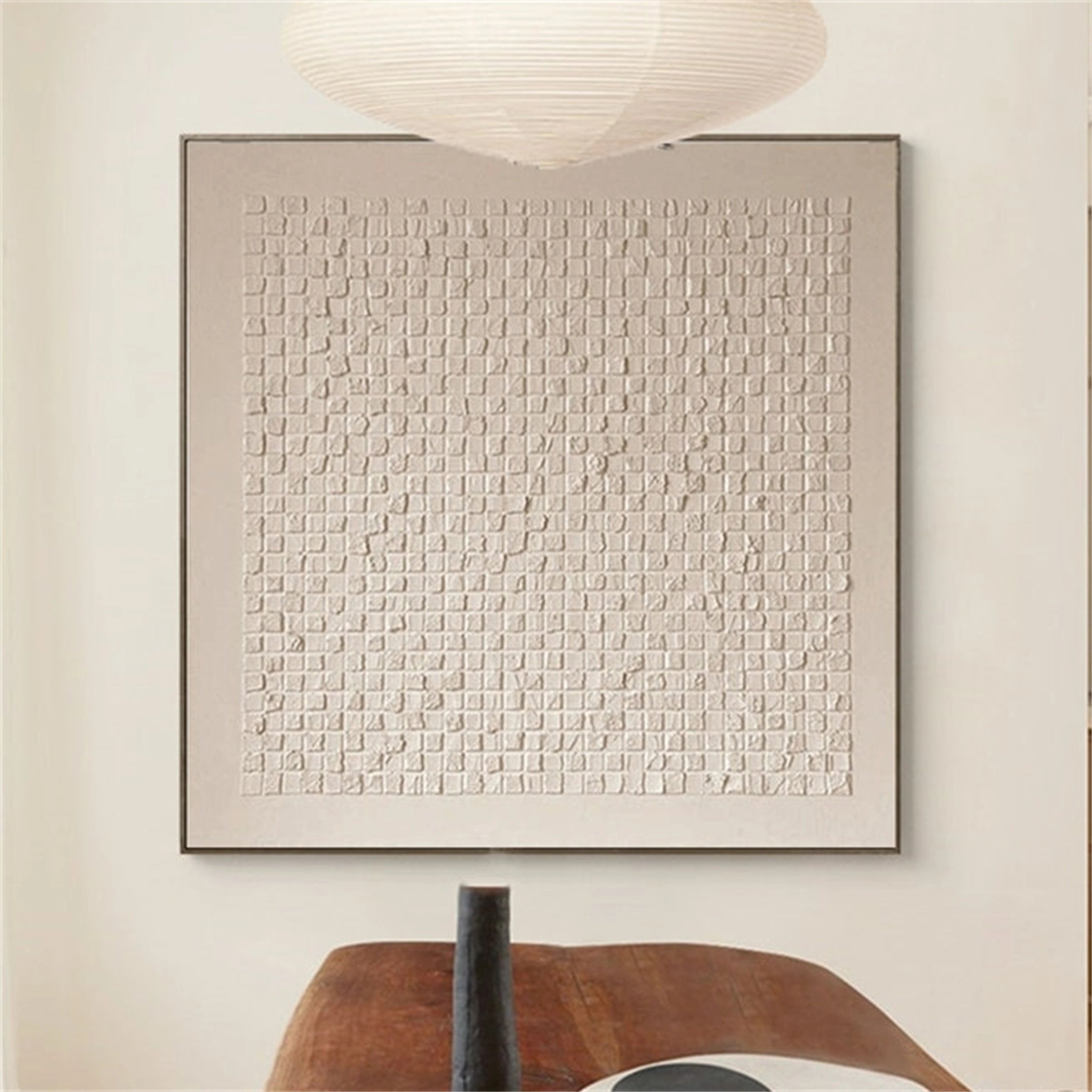 Beige & Brown Abstract Wall Art Print #BB086 - Modern Home Decor for Living Room, Bedroom & Office