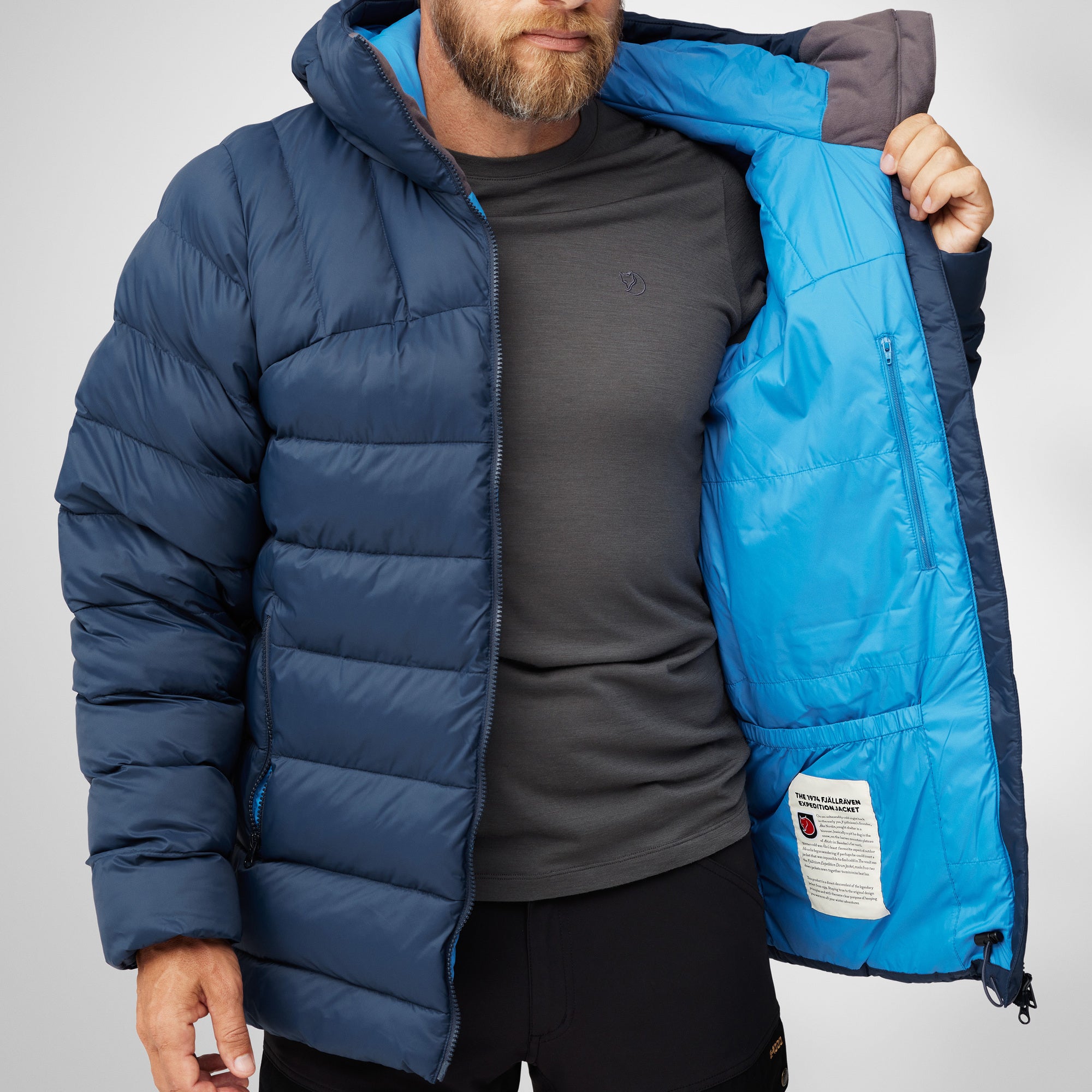 Fjallraven Expedition Mid Winter Jacket for Men - Waterproof Insulated Parka for Hiking, Camping & Cold Weather Adventures