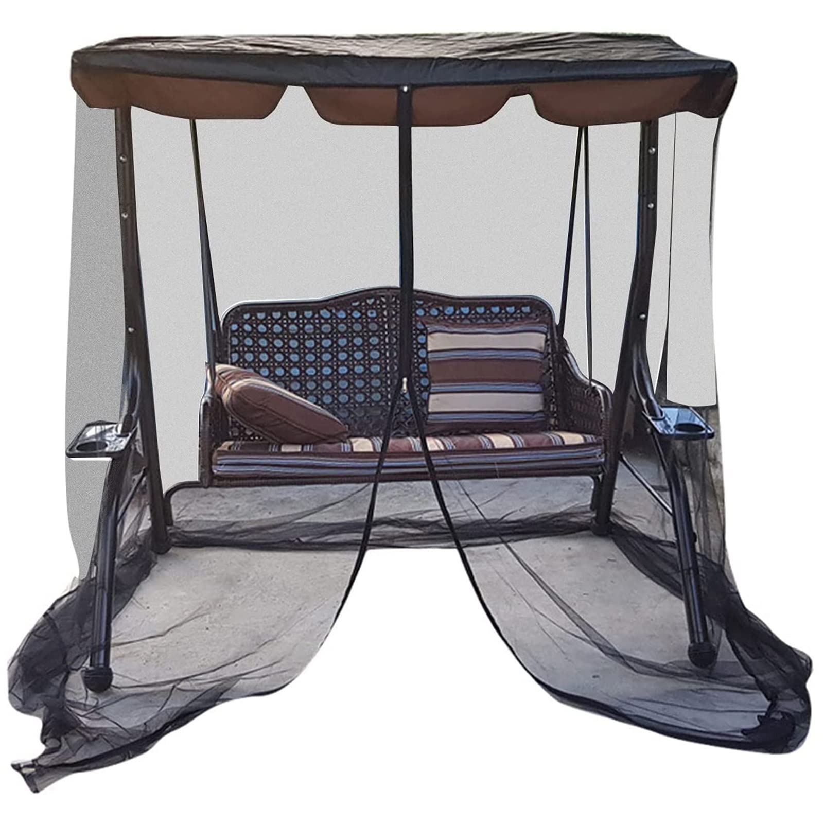 LIUHD Adjustable Outdoor Table Screen Mesh - Mosquito Net Cover for Patio Umbrellas, Garden, Camping Tents | Durable Bug Protection for Outdoor Dining, Backyard Relaxation & Picnics