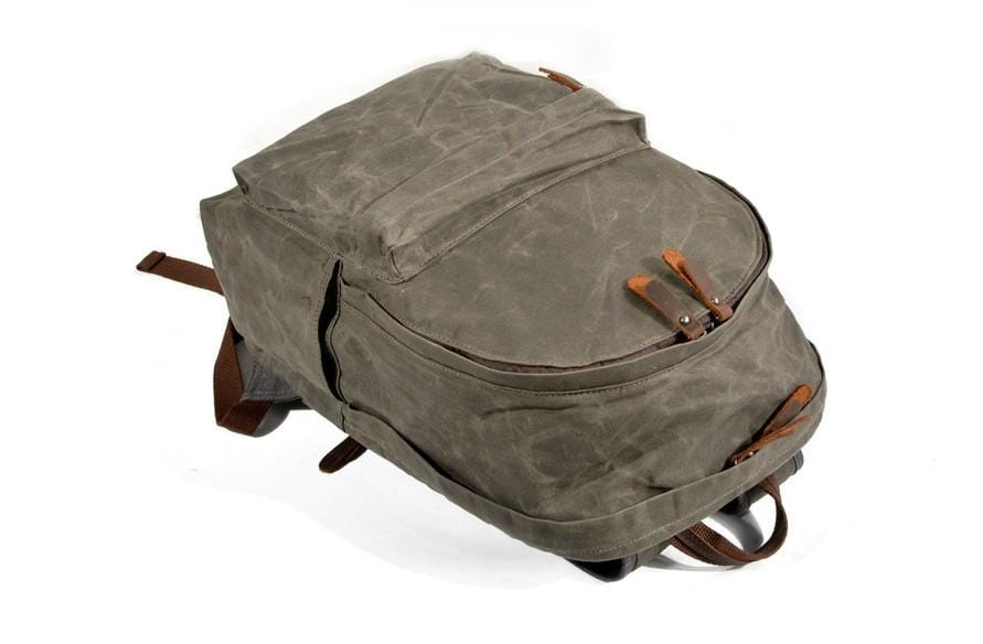 Stylish Black Canvas Backpack for Women - Durable & Lightweight Travel Daypack - Perfect for College, Work, Hiking & Everyday Use