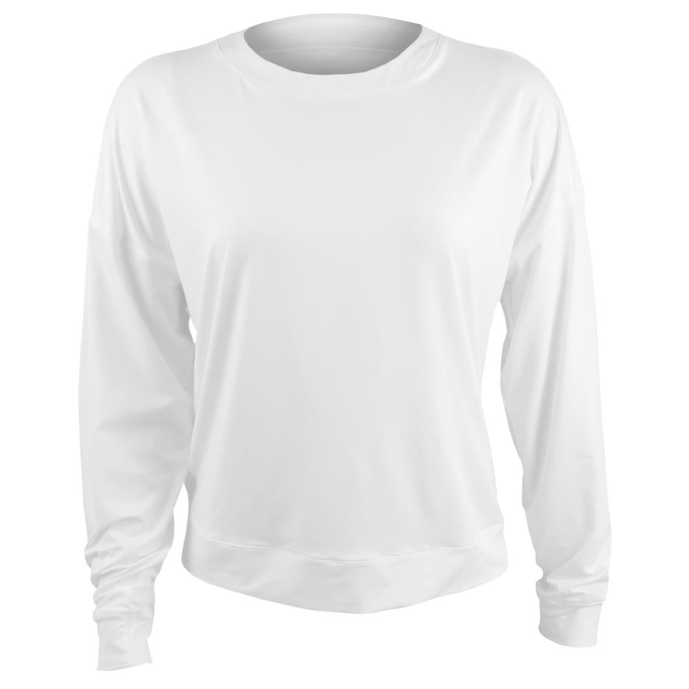 Lucky in Love Women's Essentials Hype Long Sleeve T-Shirt - Soft Cotton Casual Top for Everyday Wear | Perfect for Workouts, Lounge & Street Style