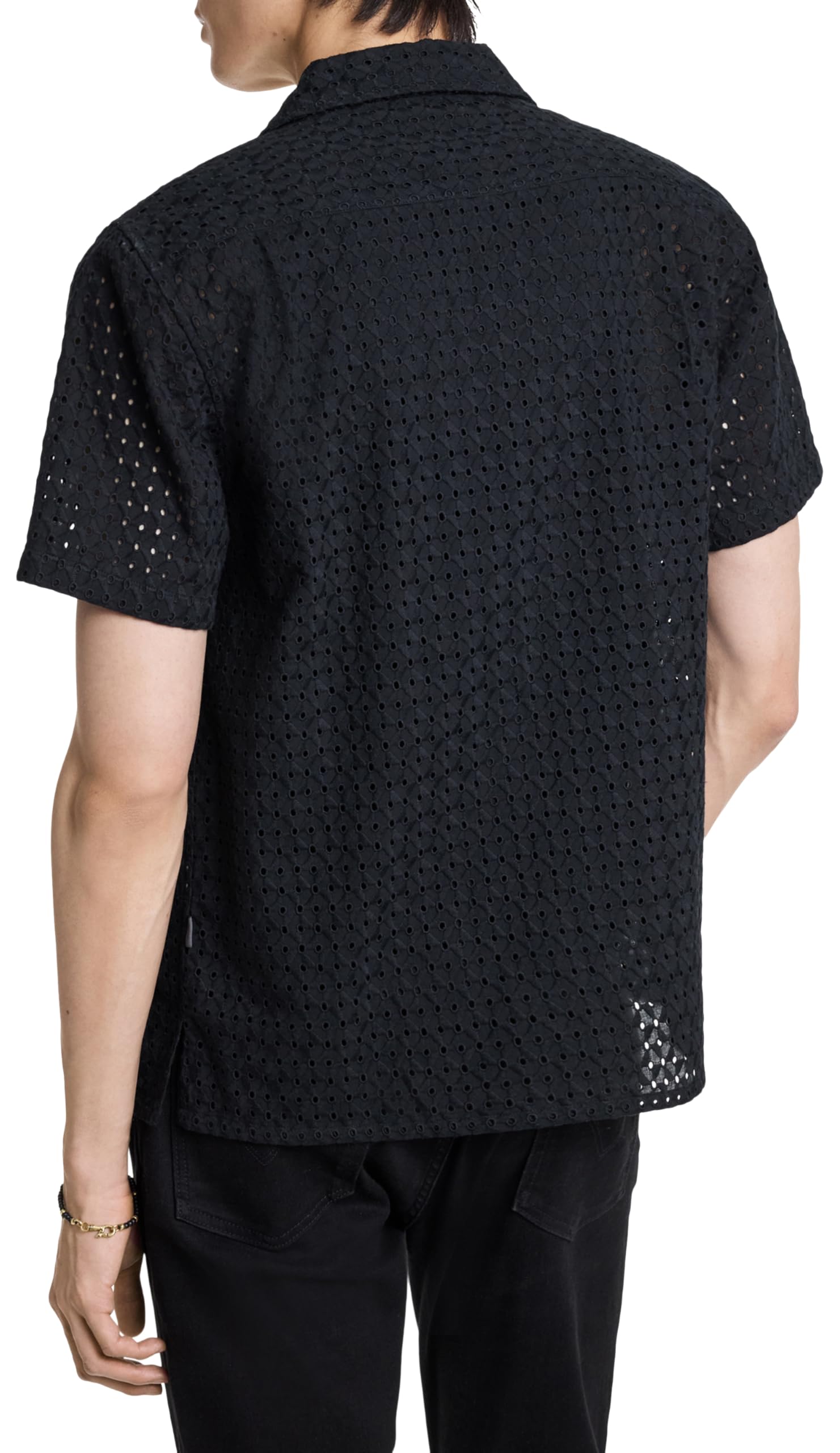 John Varvatos Men's Dan Shirt - Premium Slim Fit Casual Button Down Shirt for Work, Date Night & Business Casual Outfits
