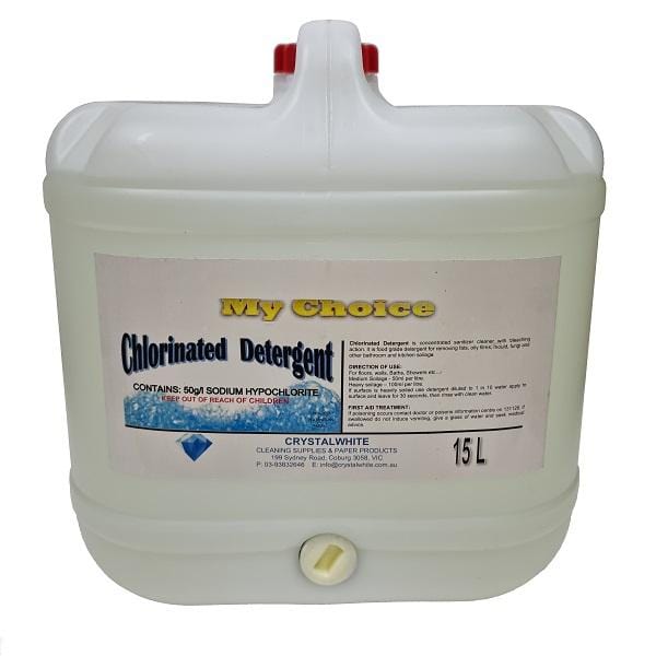 Crystalwhite Chlorinated Thick Bleach - Powerful Sanitizer & Cleaner for Disinfecting Surfaces, Laundry Whitening, and Household Deep Cleaning