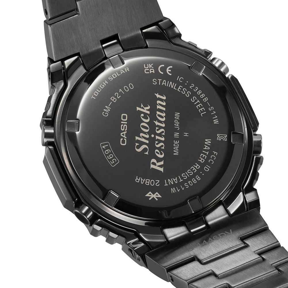 G Shock GMB2100BD-1A CasiOak Full Metal Watch - Rugged Digital Sports Watch for Men, Water Resistant, Shockproof - Perfect for Outdoor Adventures, Workouts & Daily Wear
