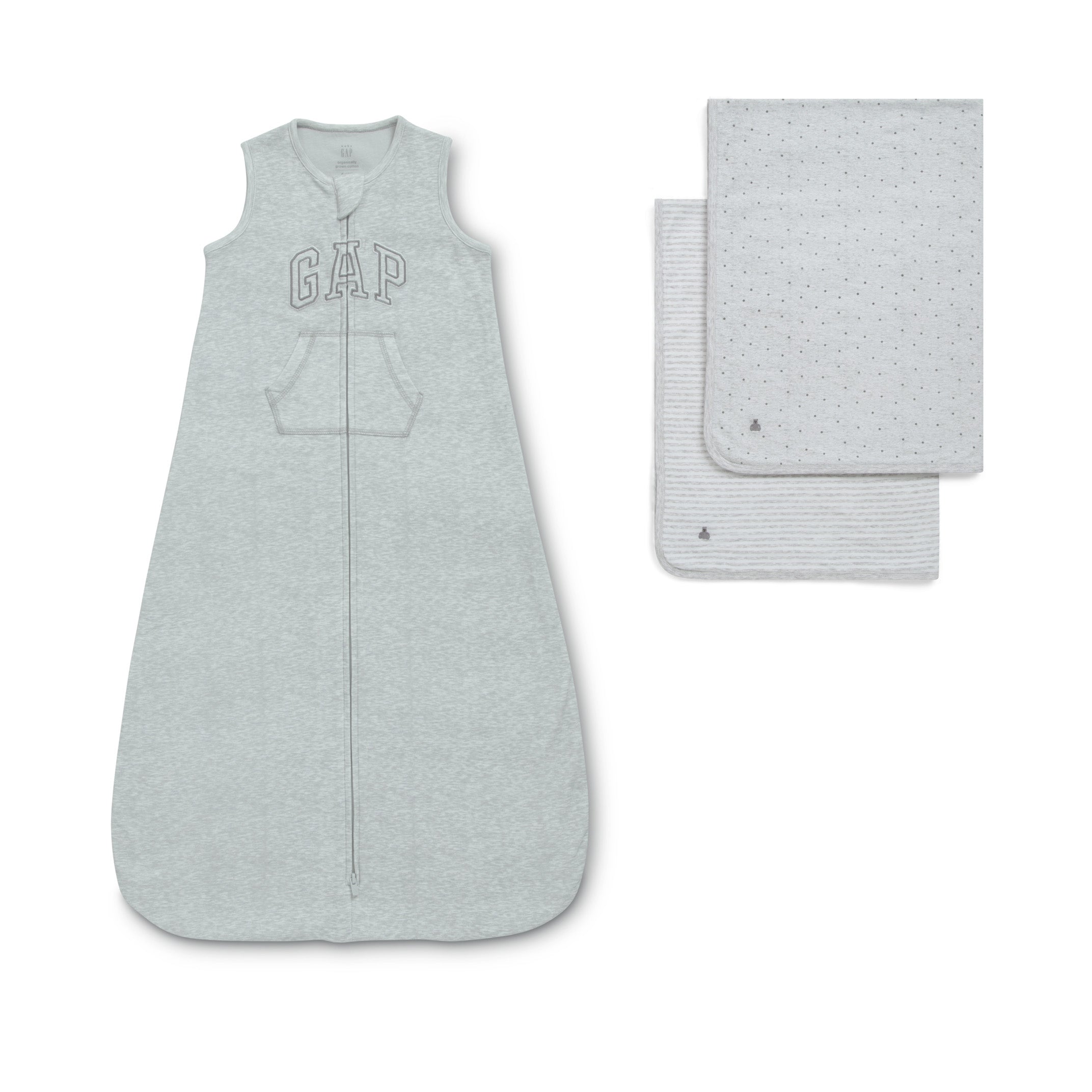 3 Piece Baby Blanket & Sleep Sack Set - Soft & Cozy for Newborns & Toddlers - Perfect for Nursery, Stroller & Travel Use