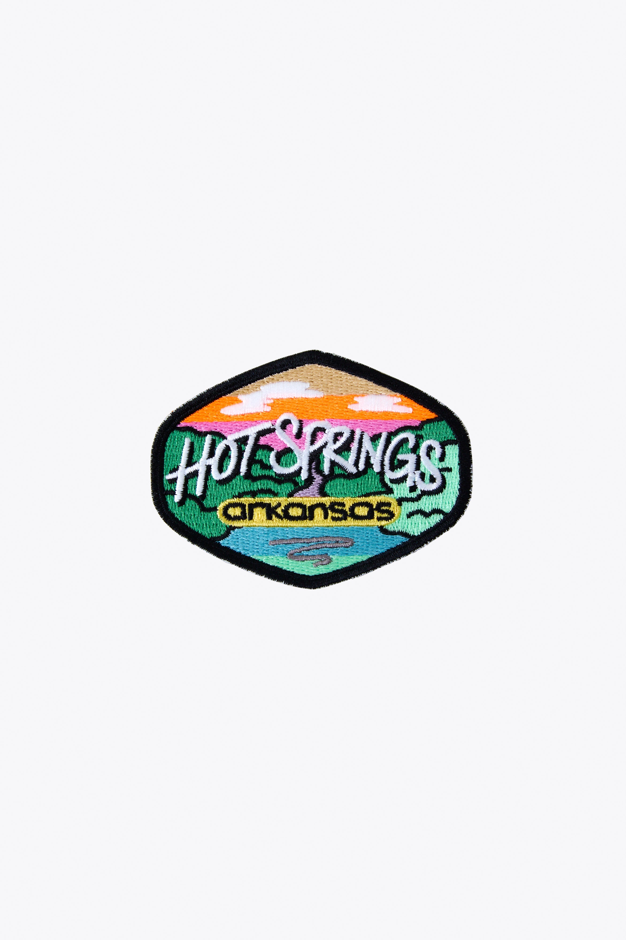 Hot Springs Arkansas Patch - Embroidered Souvenir for Hats, Jackets & Bags | Perfect for Travel Memories & Gifts