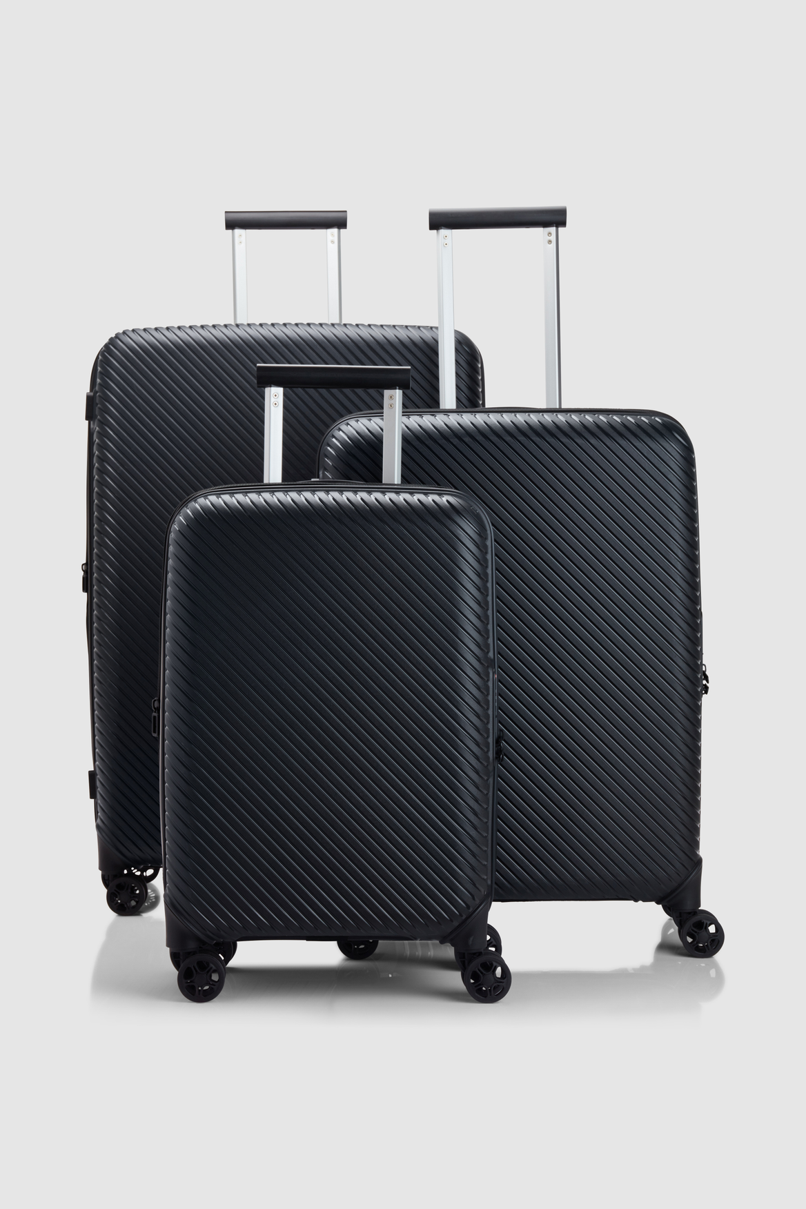 Bondi 3-Piece Luggage Set - Lightweight Spinner Suitcase with TSA Lock for Travel, Business Trips & Vacations | Carry On, Medium & Large Checked Bag Combo