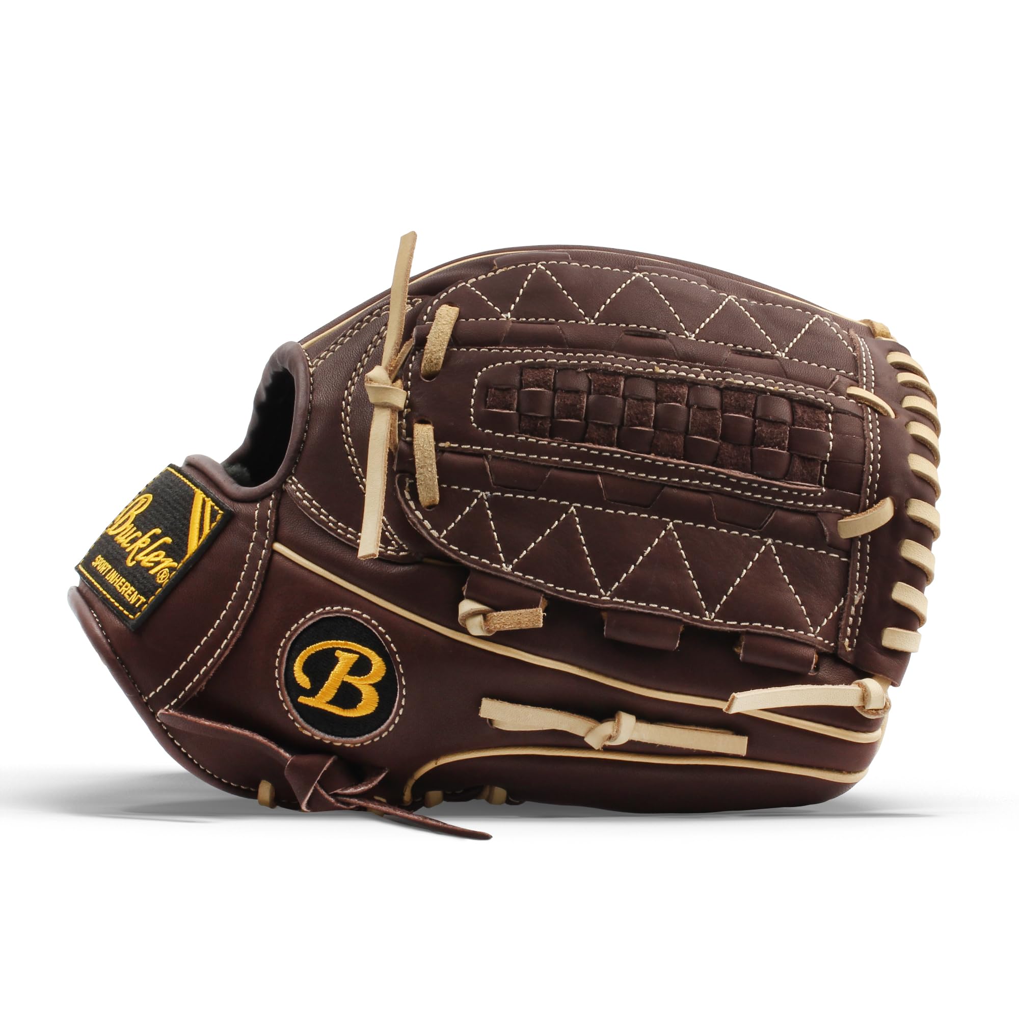 BUCKLER 'Phalanx' Series - Premium USA Steerhide Baseball Gloves for Adults - Pitcher's Mitt 12