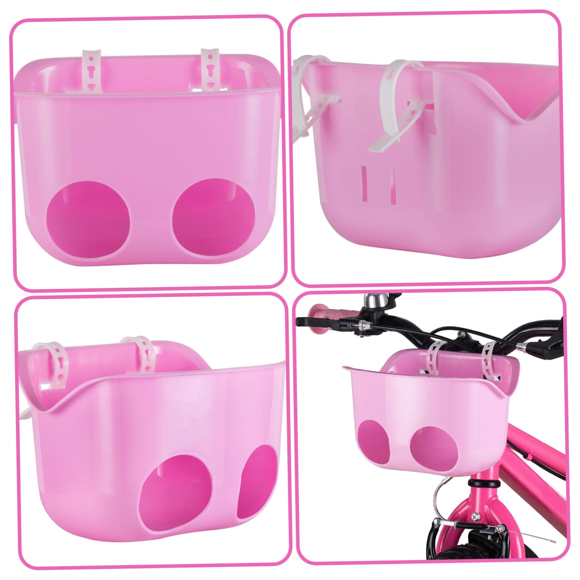 Baby Doll Bike Seat Attachment - Safe & Adjustable Doll Carrier for Girls Bikes, Scooters & Strollers (8.3x5.9x5.5in) - Perfect for Outdoor Play, Pretend Parenting & Park Adventures
