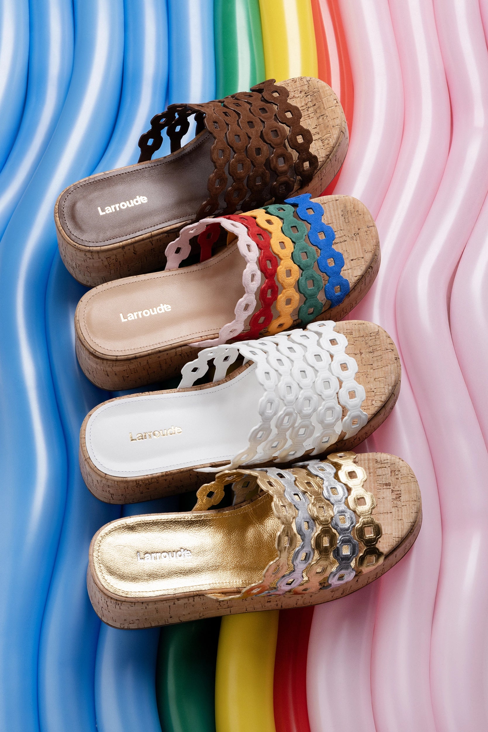 Charli Mule Women's Metallic Leather Slides - Gold & Silver Comfortable Sandals for Casual Wear, Beach, and Summer Outfits