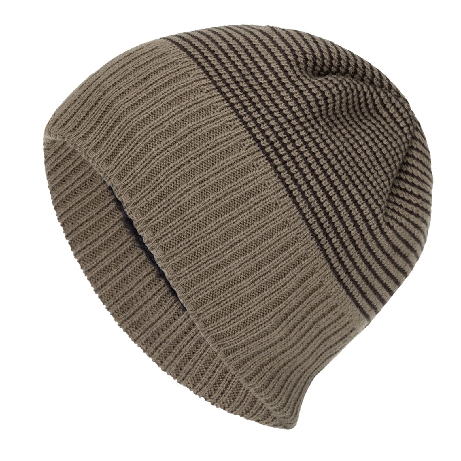 Warm Wool Knit Winter Hat for Adults - Unisex Plush Baseball Cap with Print, Outdoor Cold Weather Beanie for Men & Women | Perfect for Skiing, Hiking, and Daily Winter Fashion