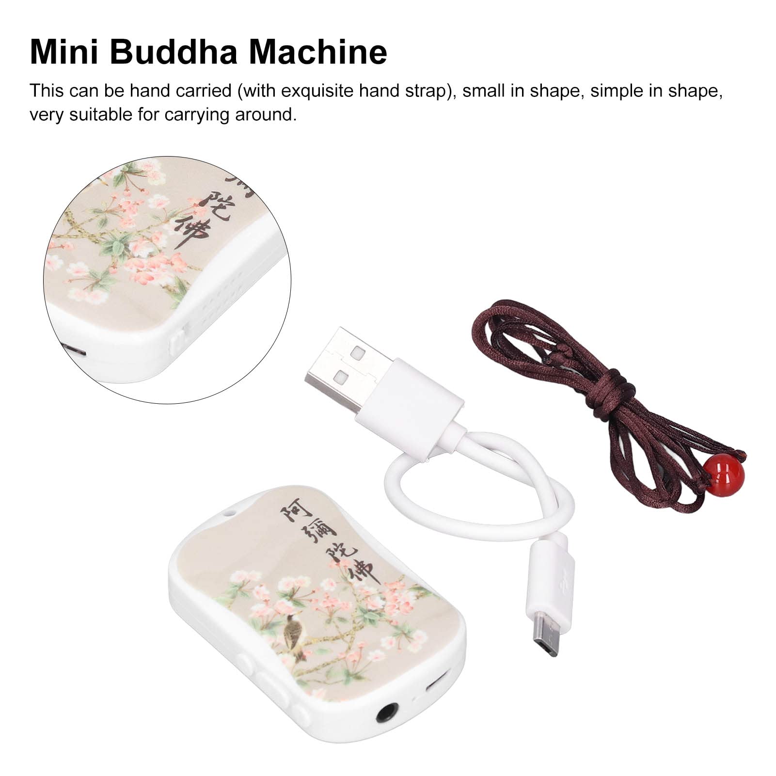 Buddha Machine - Portable Mini Sound Player for Meditation, Relaxation & Focus - Pure Audio for Solo Retreats, Yoga & Mindfulness Practices