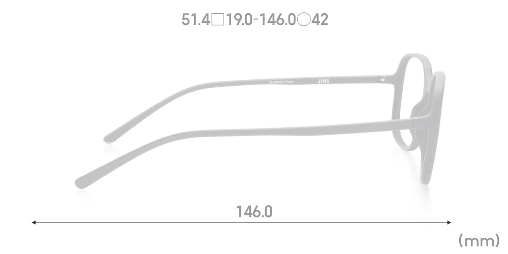 JINS Design Project x Ronan&Erwan Bouroullec SUGATA S U007 97 Eyeglasses - Lightweight Titanium Frame with Clear Lenses | Perfect for Work, Reading & Fashion Accessory