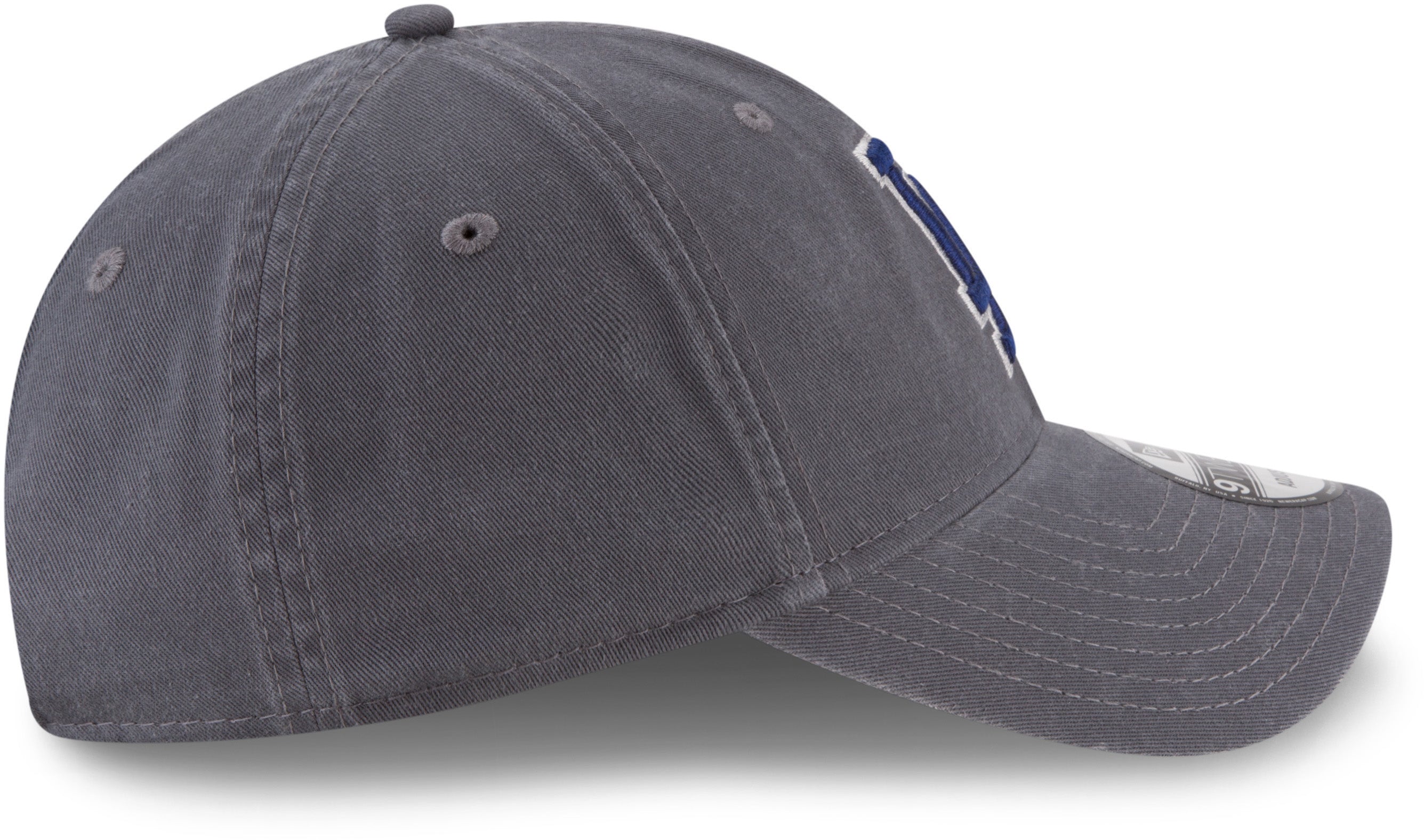 Los Angeles Dodgers New Era 9Twenty MLB Core Classic Graphite Baseball Cap - Adjustable Snapback Hat for Men & Women - Perfect for Baseball Games, Streetwear Fashion & Casual Outfits