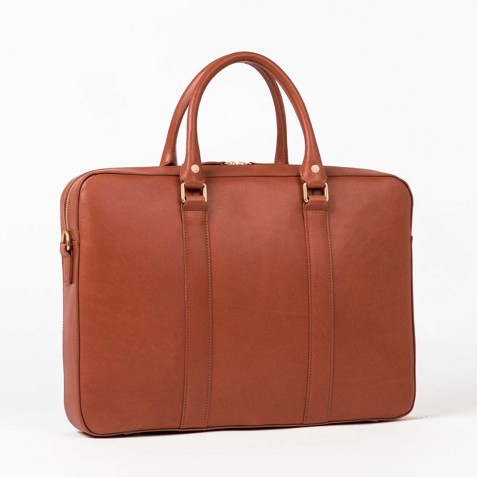 Premium Soft Leather Briefcase for Men & Women - Professional Laptop Bag for Business, Office & Travel - Stylish & Durable Work Bag for Commuters & Executives