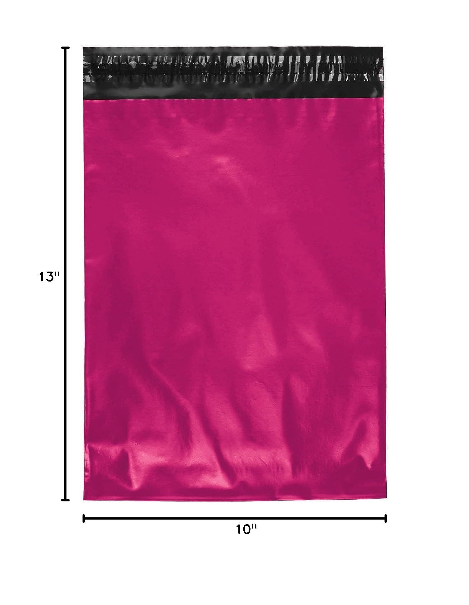 100 Pack 10x13 Inches Hot Pink Poly Mailer Envelopes - Lightweight Waterproof Shipping Bags for Ecommerce, Amazon FBA, eBay & Online Stores - Perfect for Clothing, Jewelry & Small Items