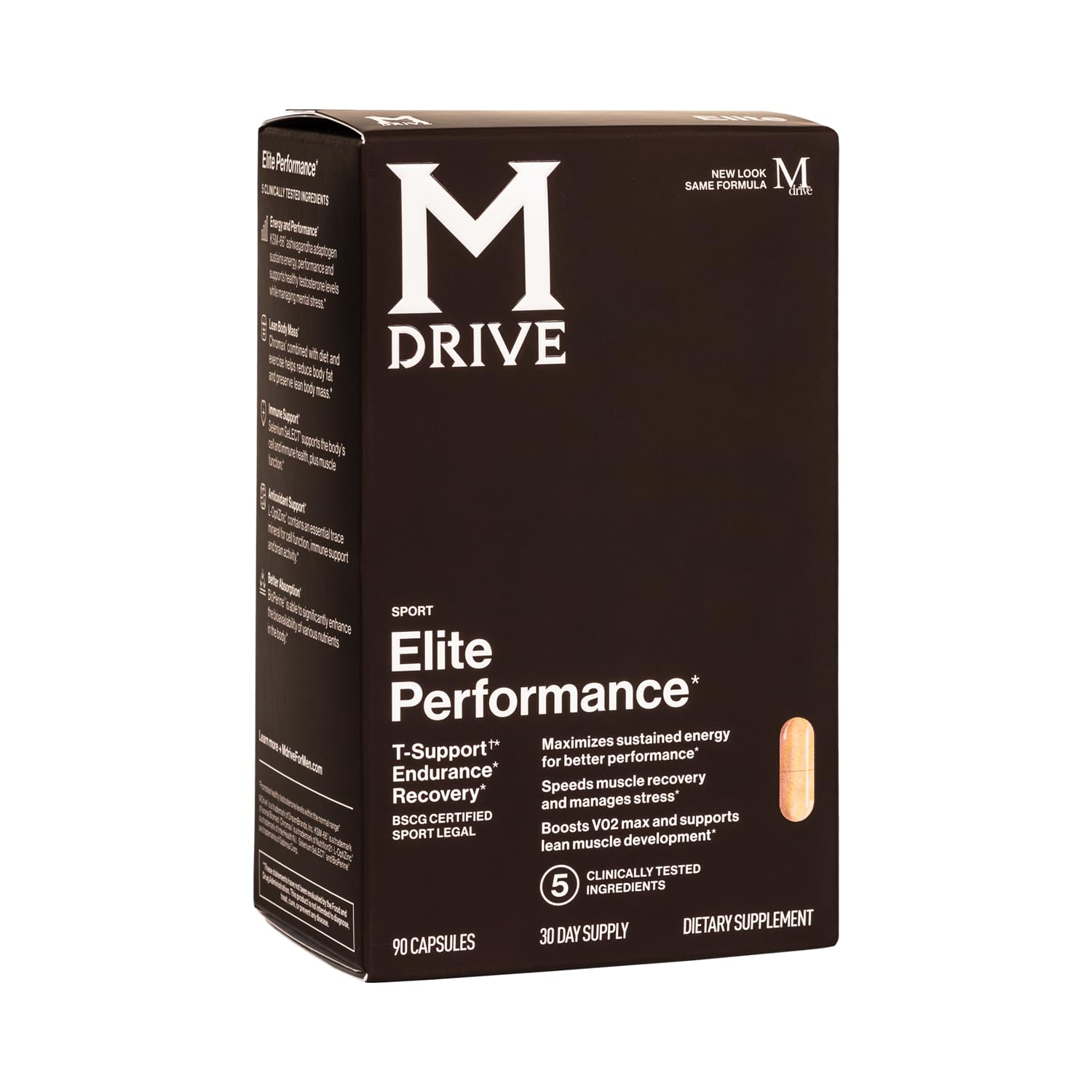 Mdrive Elite Natural Energizing Booster - Daily Nutrition & Protein Powder for Immune Health, Energy, Stress Relief, Cardio, VO2Max, Lean Muscle, Digestion & Recovery | Perfect for Athletes, Fitness Enthusiasts & Busy Professionals