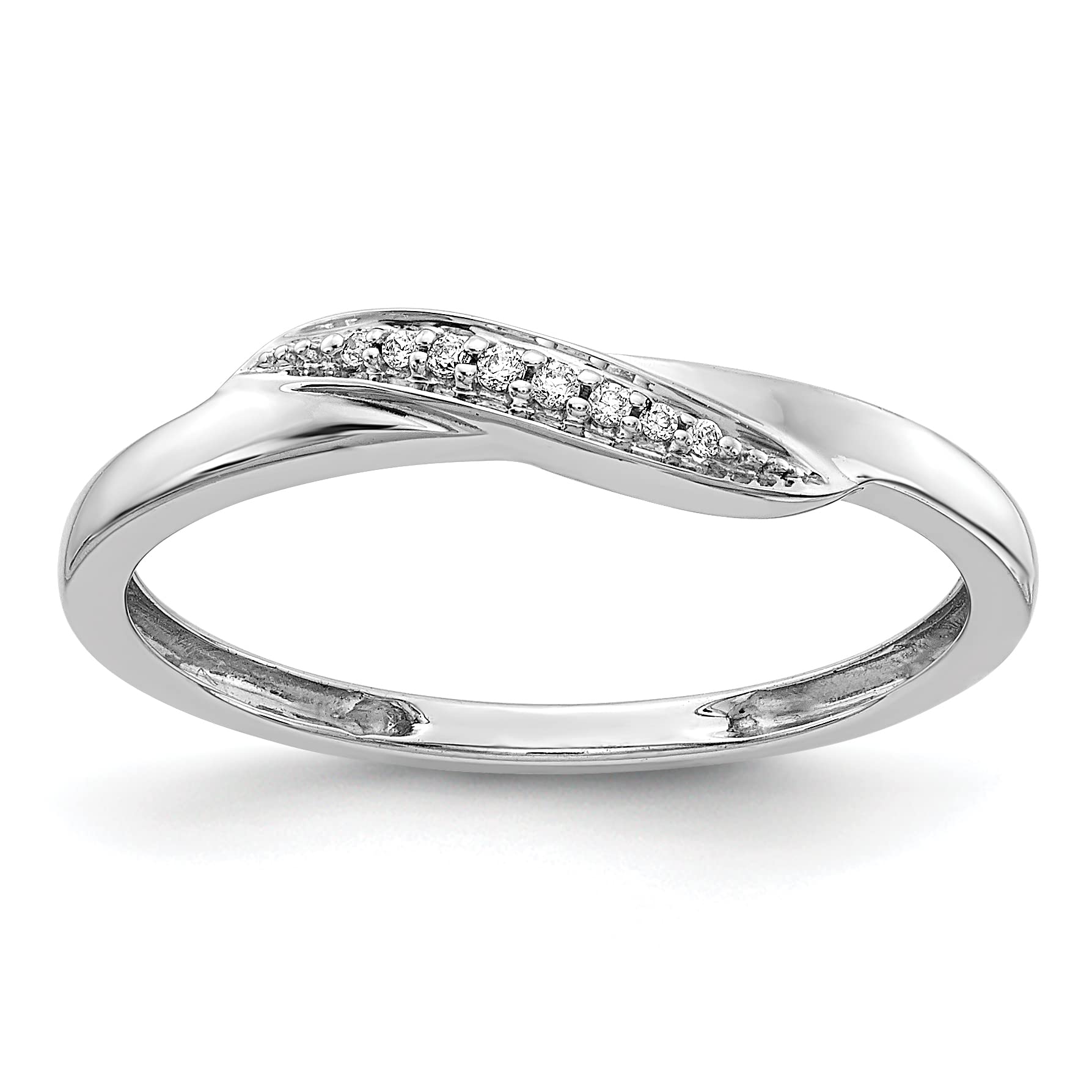 14K White Gold Diamond Ring for Women - Elegant Solitaire Engagement & Wedding Band - Perfect for Proposals, Anniversaries & Special Occasions