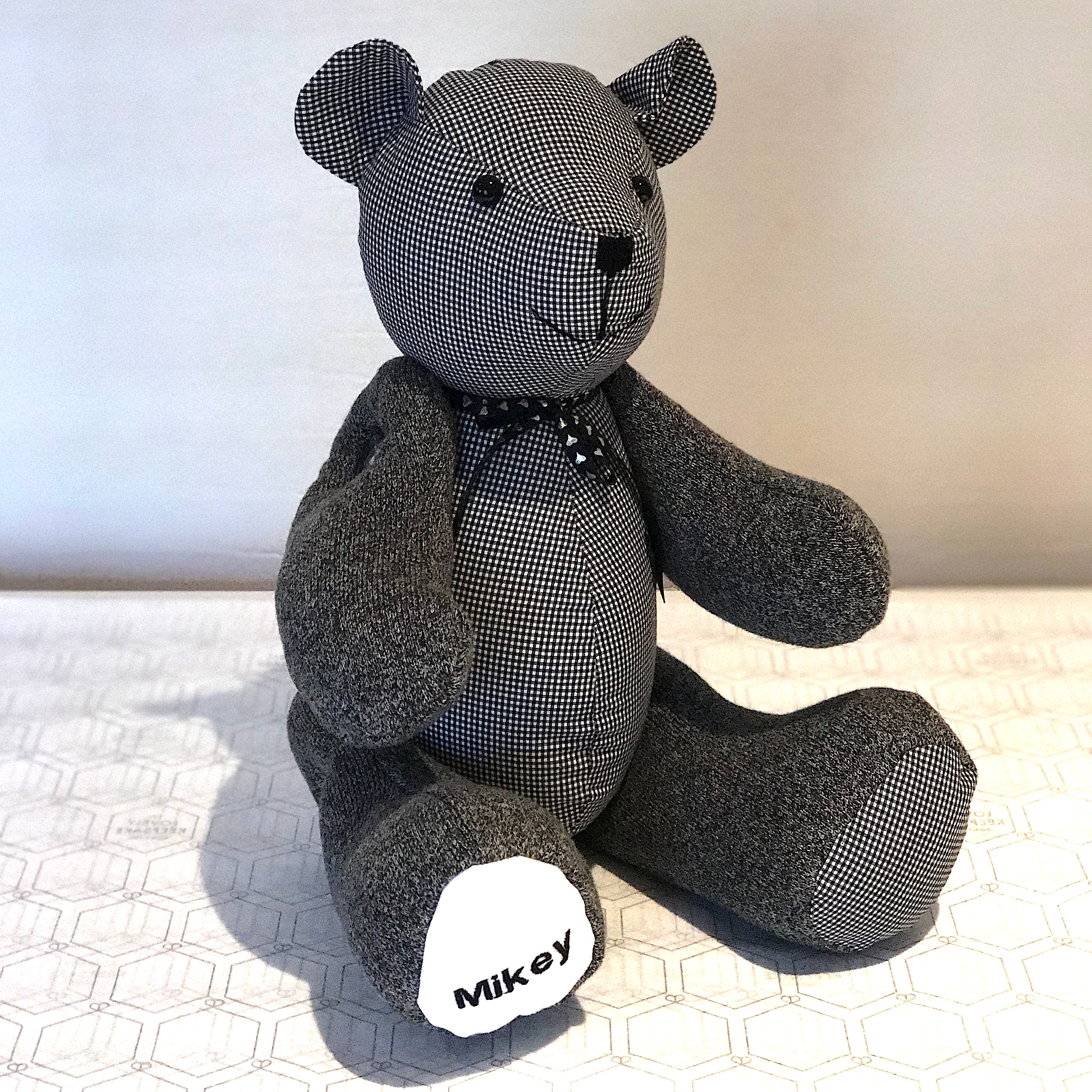 Personalized Memorial Memory Bear - Custom Keepsake Stuffed Animal for Grieving & Healing | Sympathy Gift for Loss of Loved One, Baby, Pet | Comforting Plush Teddy for Remembrance & Emotional Support