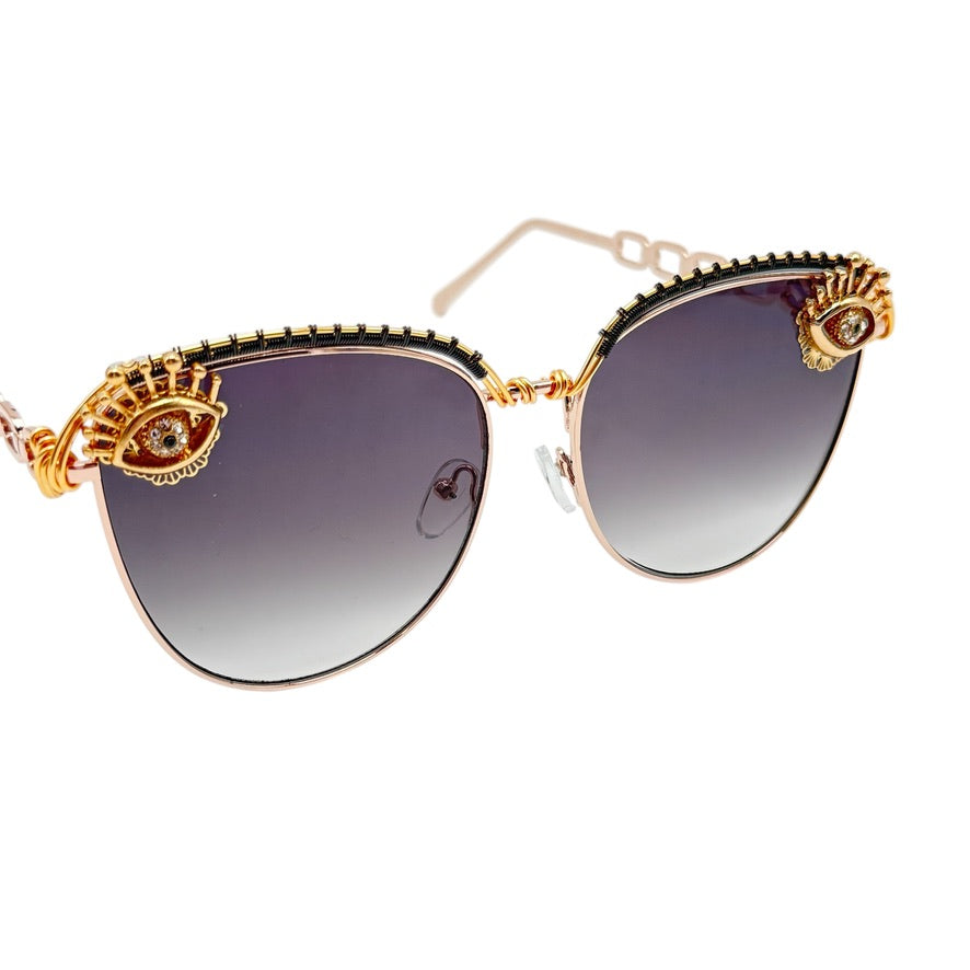 Limited Edition Cat Eye Sunglasses - Trendy UV Protection Shades for Women & Men - Perfect for Beach, Driving & Outdoor Activities