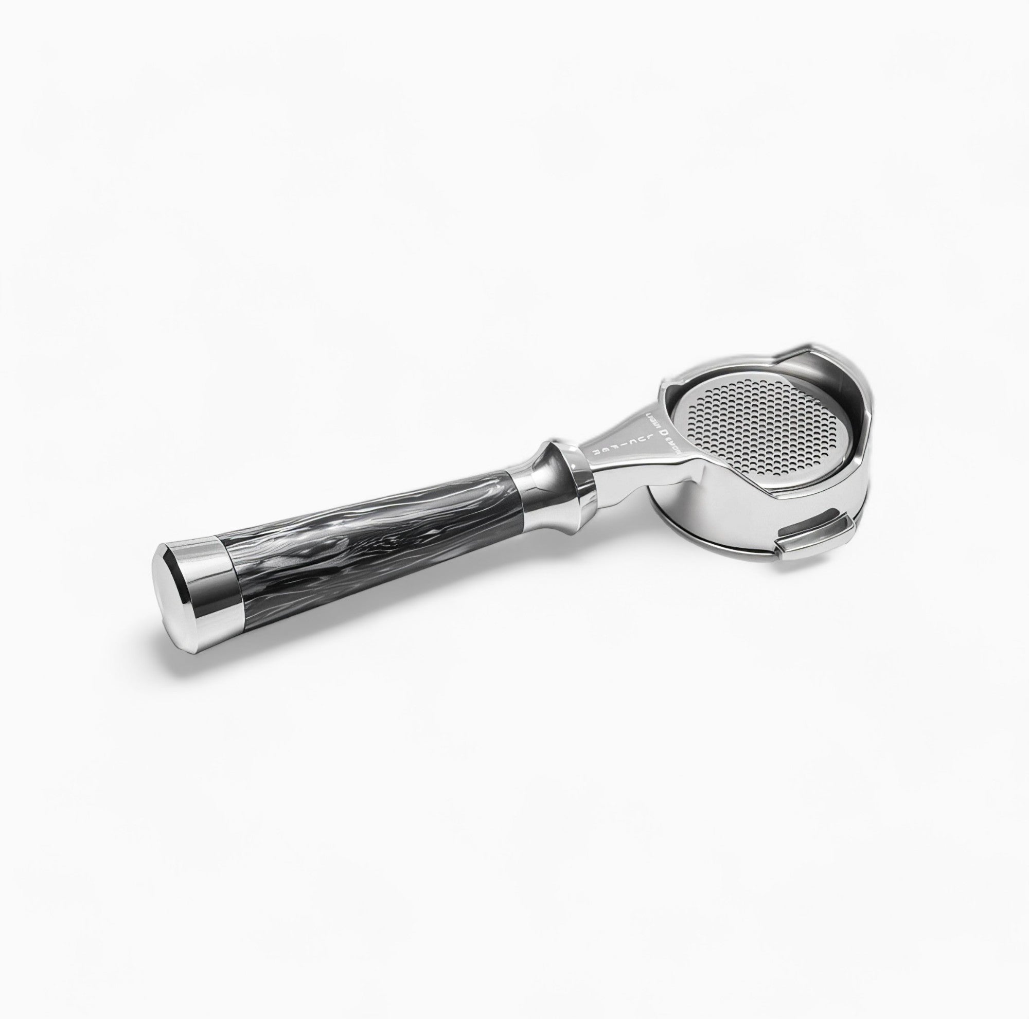 Premium Italian Handle Bottomless Portafilter for Espresso Machines - Professional Barista Tool for Perfect Coffee Extraction | Ideal for Home & Cafe Use