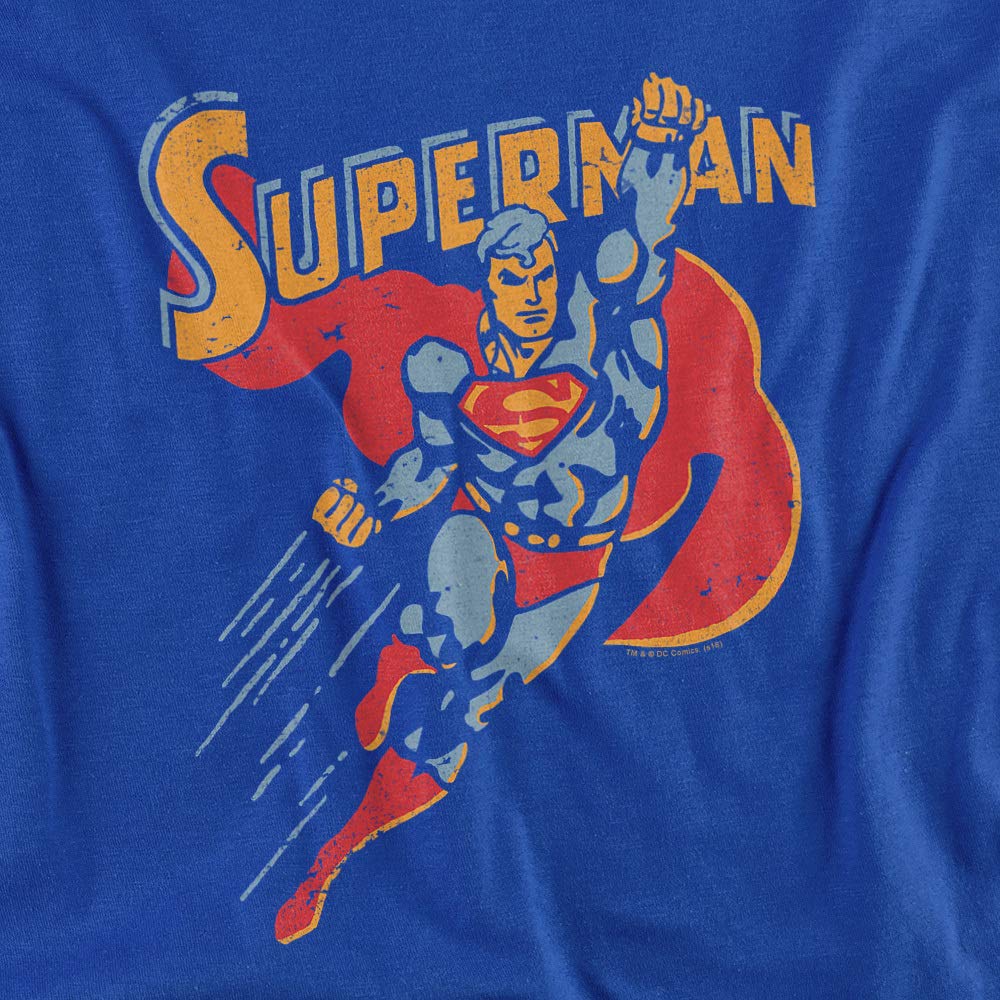 Superman Life-Like Action Women's T-Shirt | Graphic Superhero Tee for Women | Perfect for Cosplay, Comic Con & Casual Wear