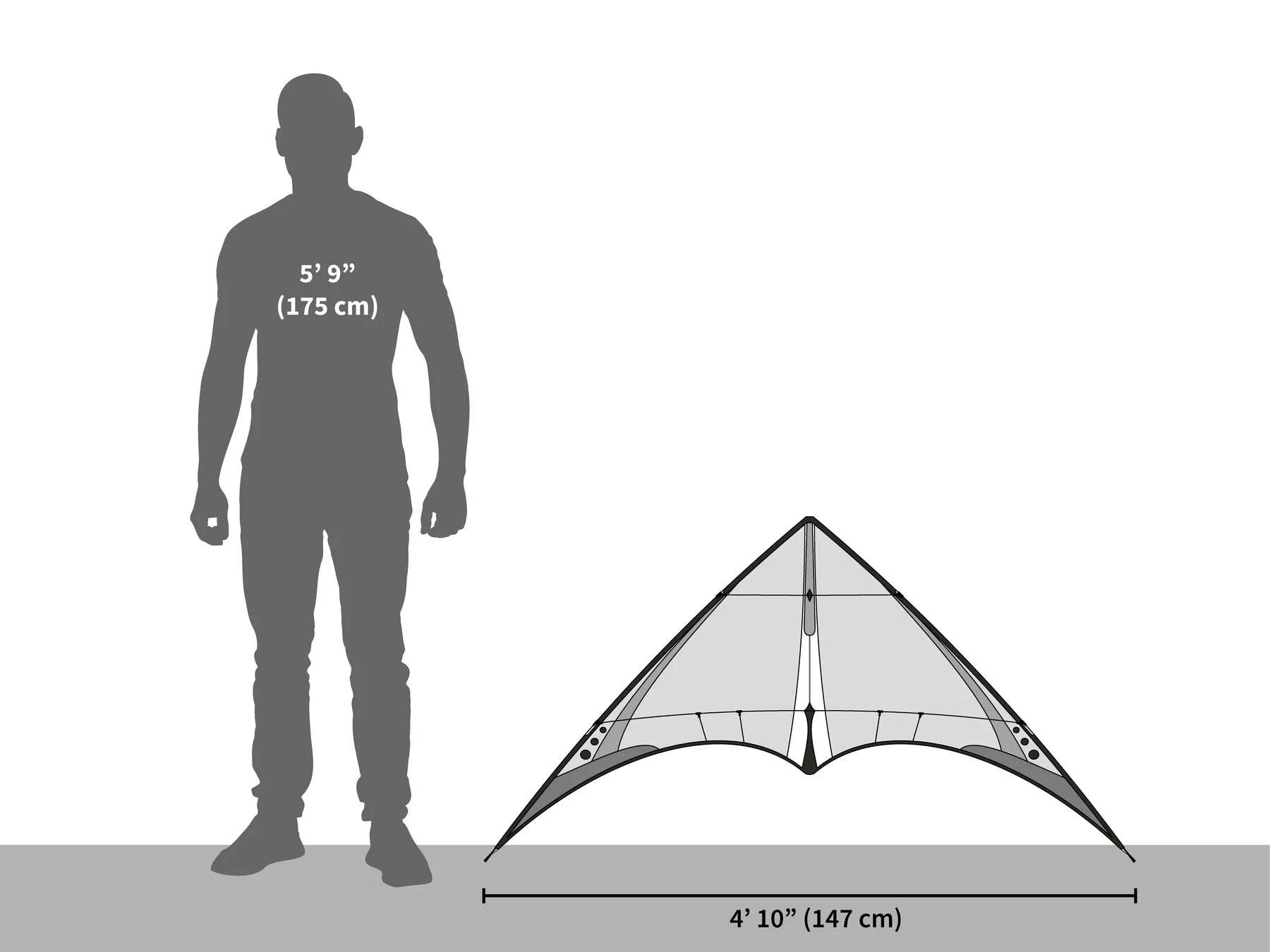 Prism 4D Superlight Stunt Kite - Professional Dual Line Kite for Adults & Kids - Perfect for Beach, Park & Outdoor Adventures