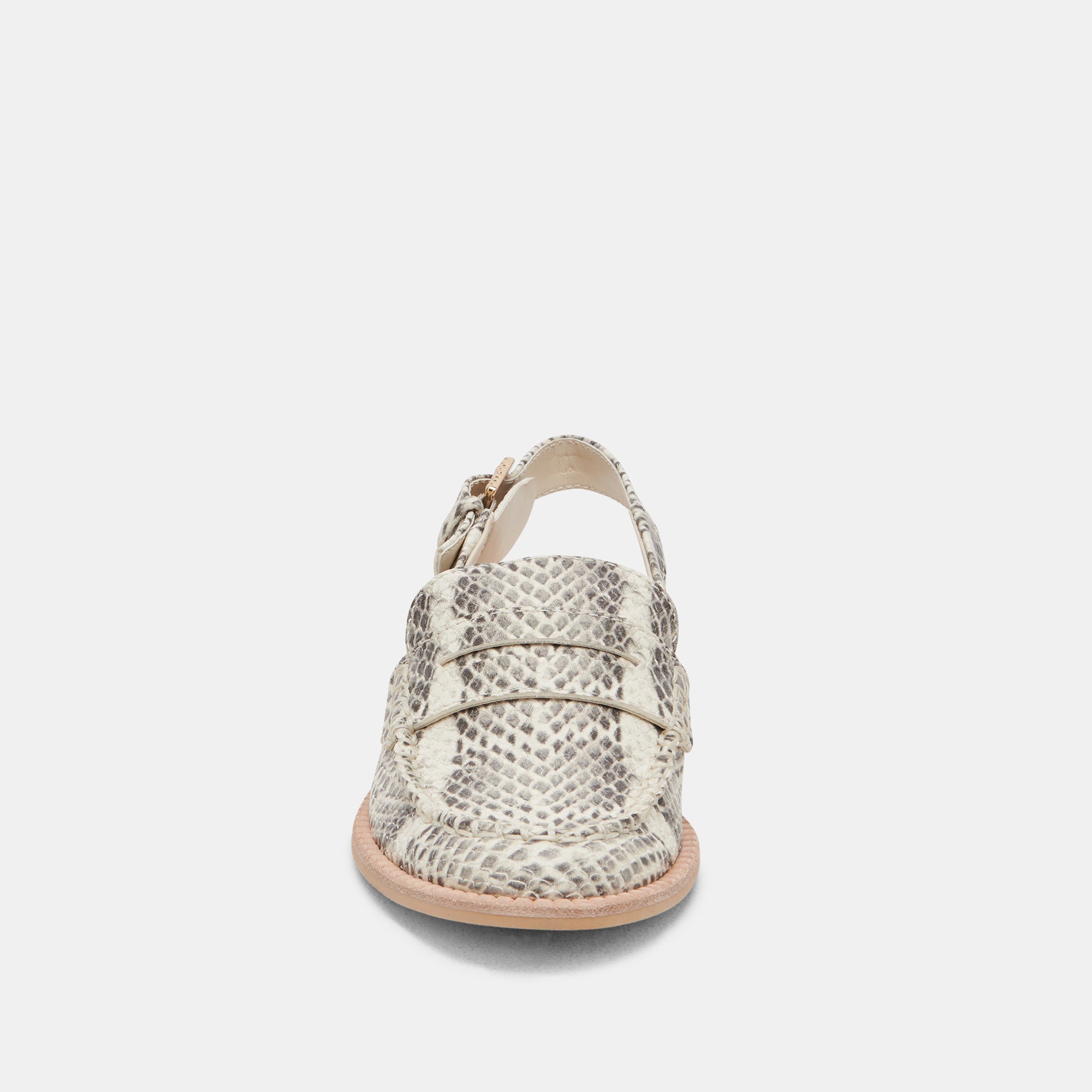 Hard Loafers for Men & Women - Grey & White Snake Embossed Slip-On Shoes - Perfect for Casual Wear, Office & Outdoor Activities