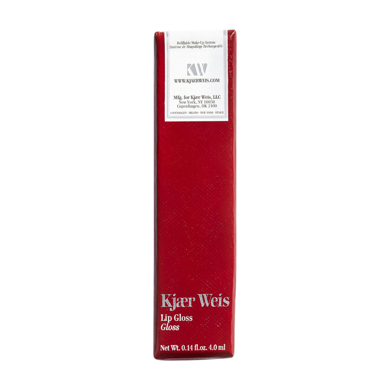 Kjaer Weis Organic Lip Gloss - Hydrating & Nourishing Vegan Lip Balm for Daily Moisture & Shine | Perfect for Work, Date Night & On-the-Go Touch Ups