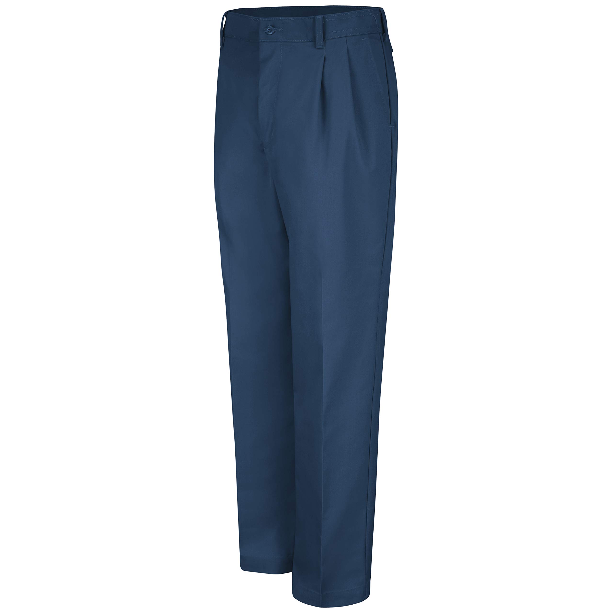 Red Kap Men's Pleated Work Pants - Durable & Comfortable Workwear for Construction, Warehouse & Industrial Jobs | Machine Washable Twill Fabric with Reinforced Stitching