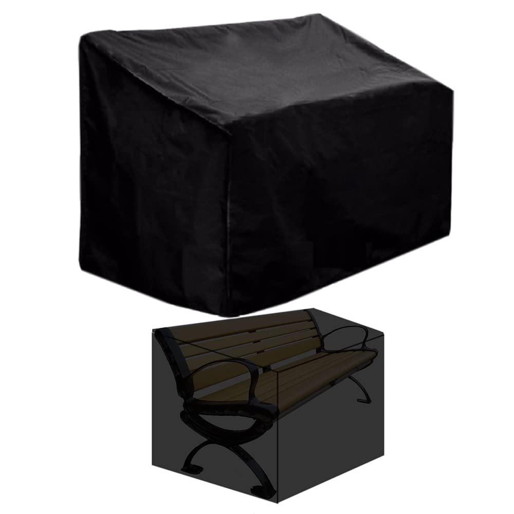 Waterproof Outdoor Bench Cover for Patio Furniture - Durable Loveseat & Chair Protector 52.8