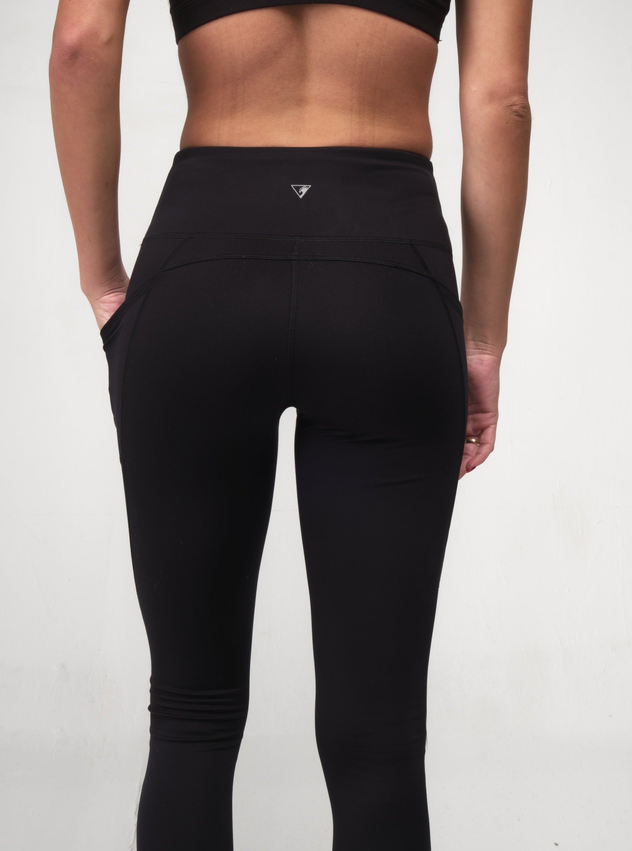 Capri Leggings for Women - High Waist Onyx Black Yoga Pants - Perfect for Workouts, Running & Lounge Wear