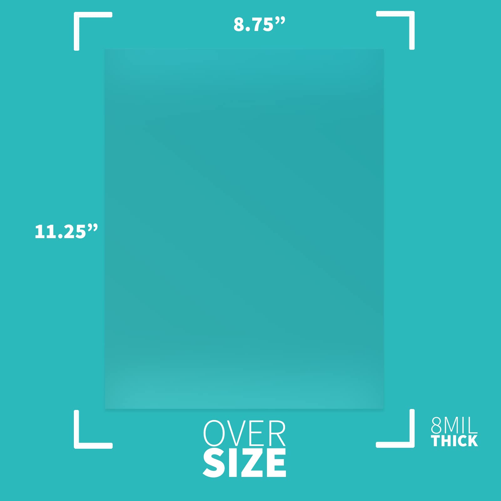 Clear PVC Binding Covers 8.75x11.25