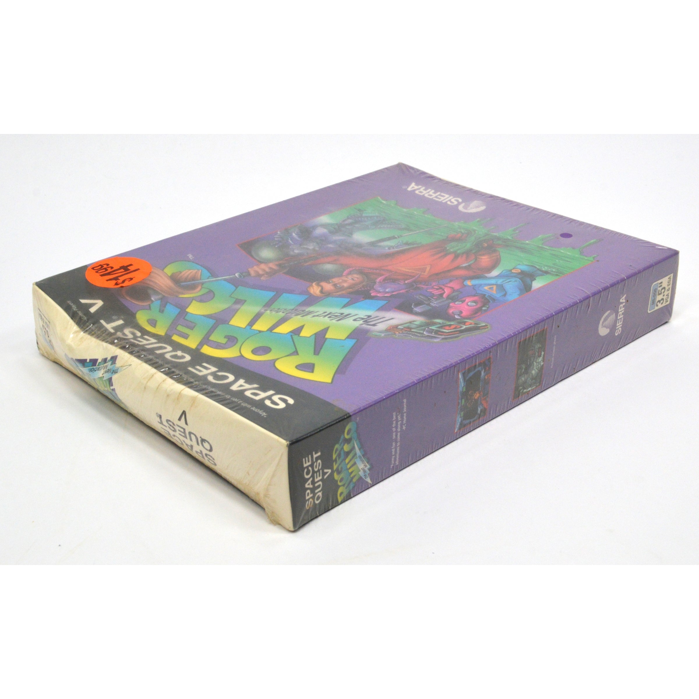 Brand New ROGER WILCO THE NEXT MUTATION Sealed Computer Game Space Quest V - Adventure Game for PC Windows, Perfect for Retro Gaming Enthusiasts & Collectors