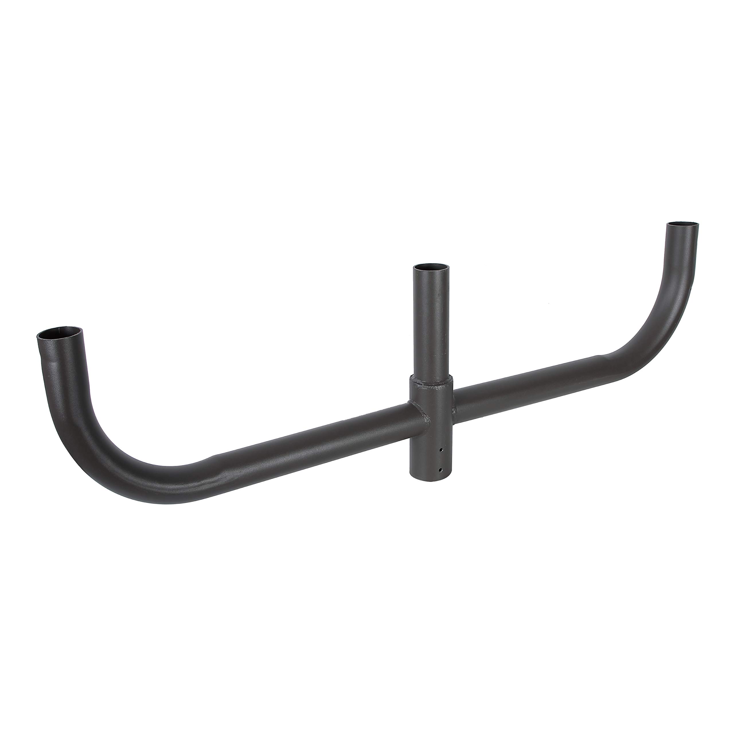 180 Degree Bullhorn Bracket for 3 Lights - Heavy Duty Round Pole Mounting Bracket with 2 3/8 Inch Slip Fitter Tenon - Perfect for Parking Lot Lights, Street Lights & Outdoor Lighting Fixtures - Ideal for Commercial and Industrial Lighting Applications