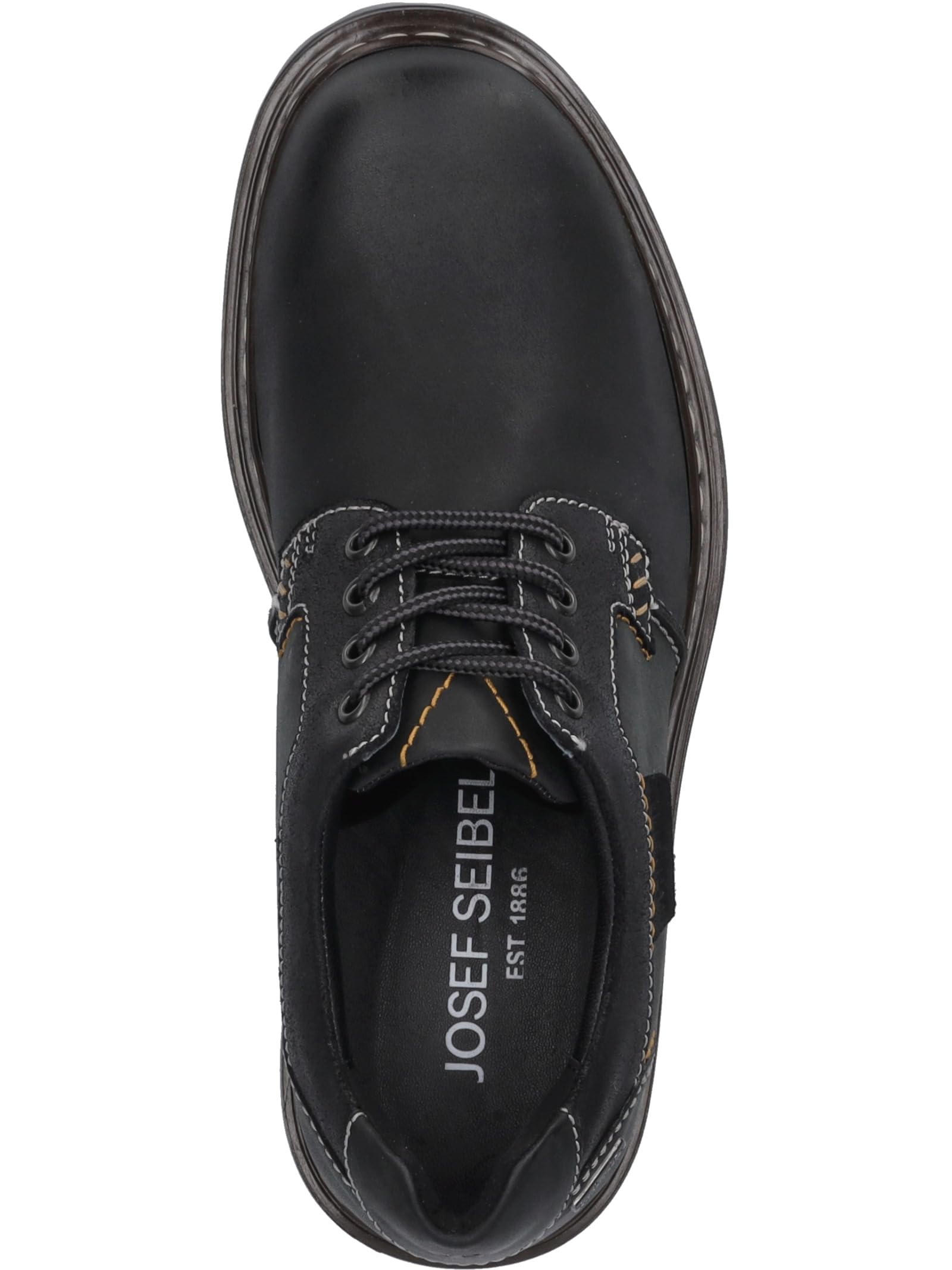 Josef Seibel Men's Combat Boots - Durable Leather Military Boots for Men | Waterproof & Comfortable Work Boots for Outdoor, Hiking & Casual Wear