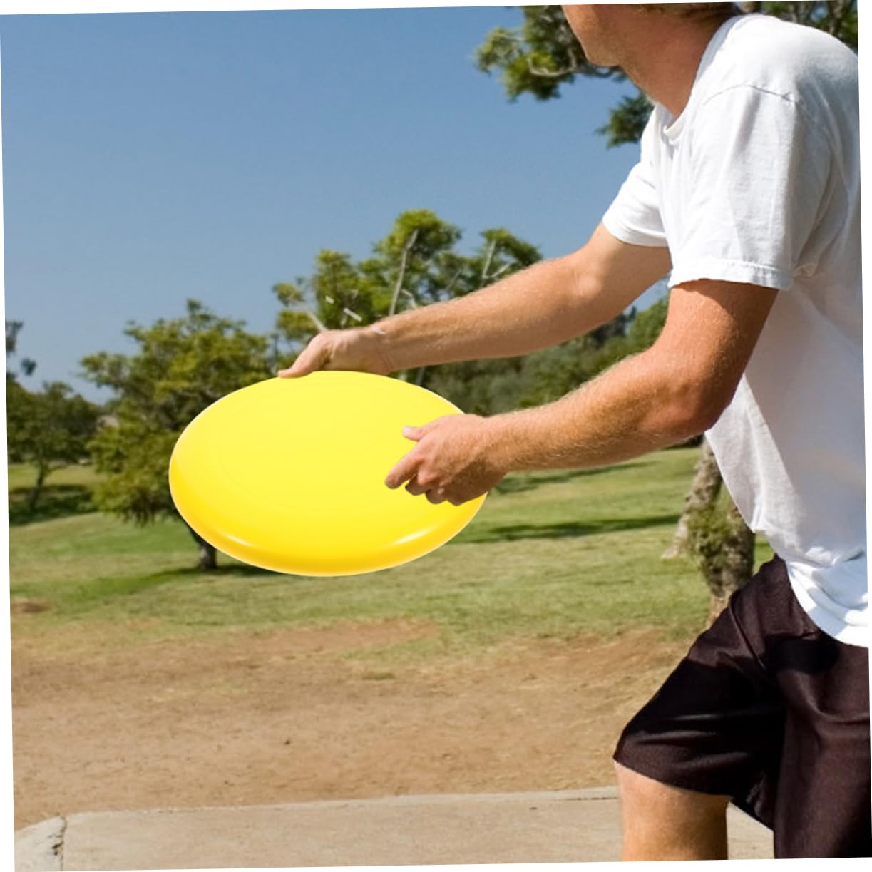 **POPETPOP 6-Piece Disc Golf Set for Kids - Softball Pitching Discs, Training Mat & Outdoor Practice Equipment for Young Pitchers - Perfect for Backyard, Park, and Field Training**