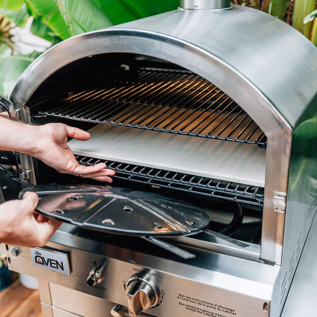 Summerset Grills Freestanding Outdoor Oven - Premium Stainless Steel Pizza & Bread Oven for Backyard, Patio, and Camping Use