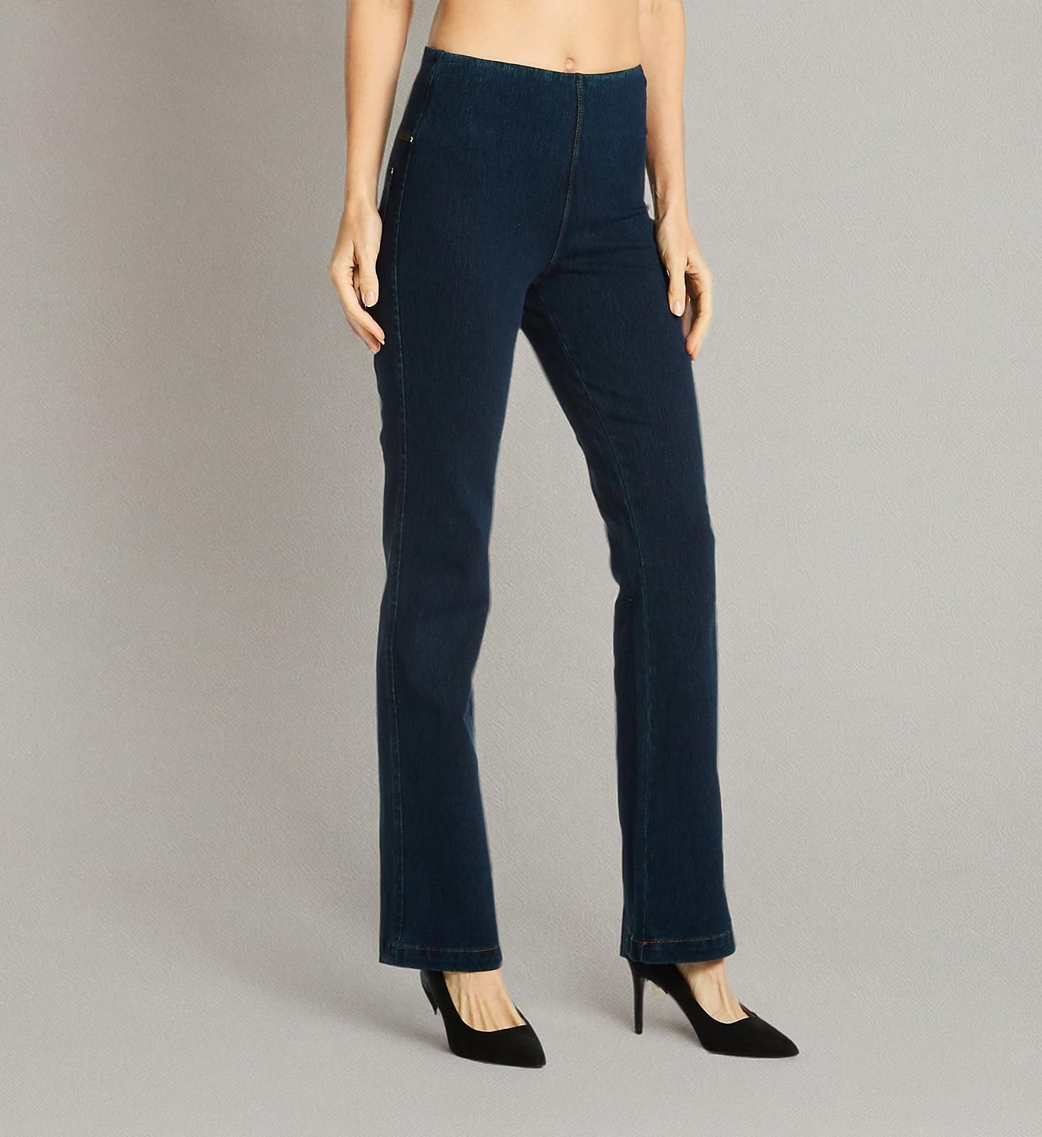 Lyssé Women's Bootcut Stretch Denim Jeans – Comfortable & Flattering Fit for Everyday Wear, Work, and Casual Outings