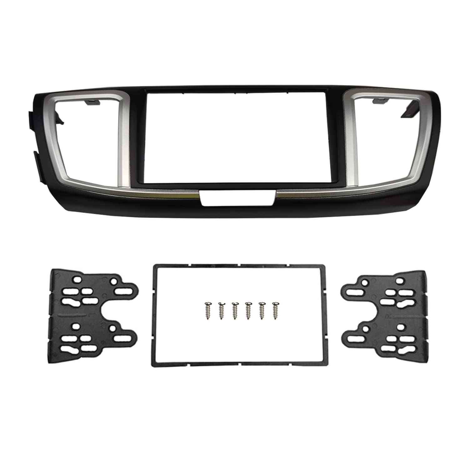 Universal Double Din Car Stereo Dash Kit - Compatible with Honda Accord 2013-2017 | Installation Mounting Trim Panel for Aftermarket Radio | Perfect for Car Audio Upgrade & DIY Installation