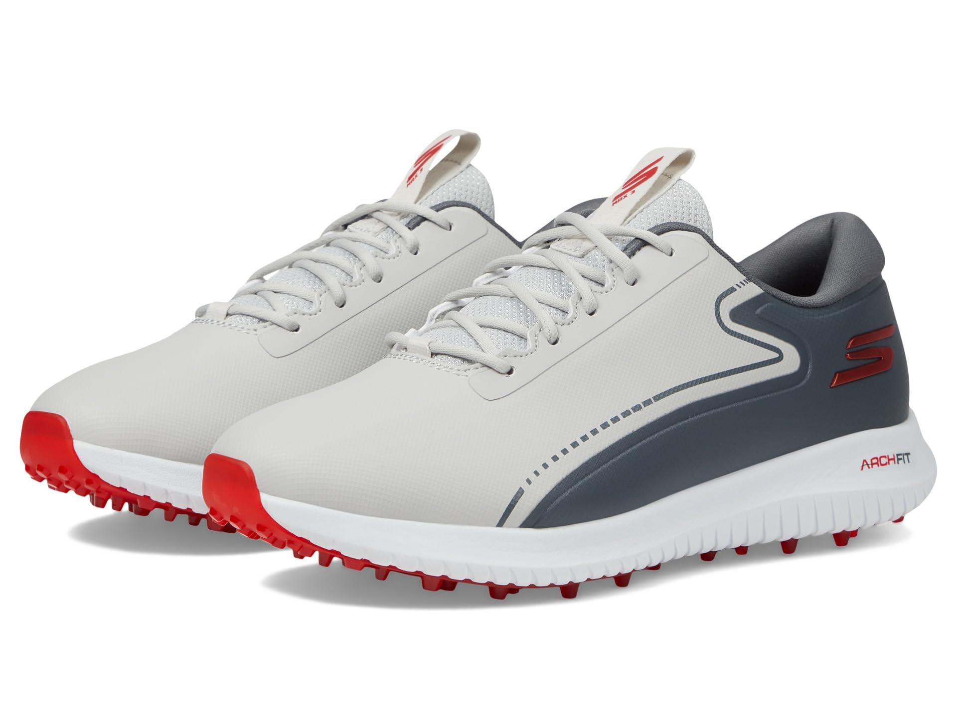 Skechers Men's Elite 5 Arch Fit Waterproof Golf Shoes - Comfortable Walking & Golfing Sneakers for Men - Ideal for Golf Courses, Casual Wear & Outdoor Activities
