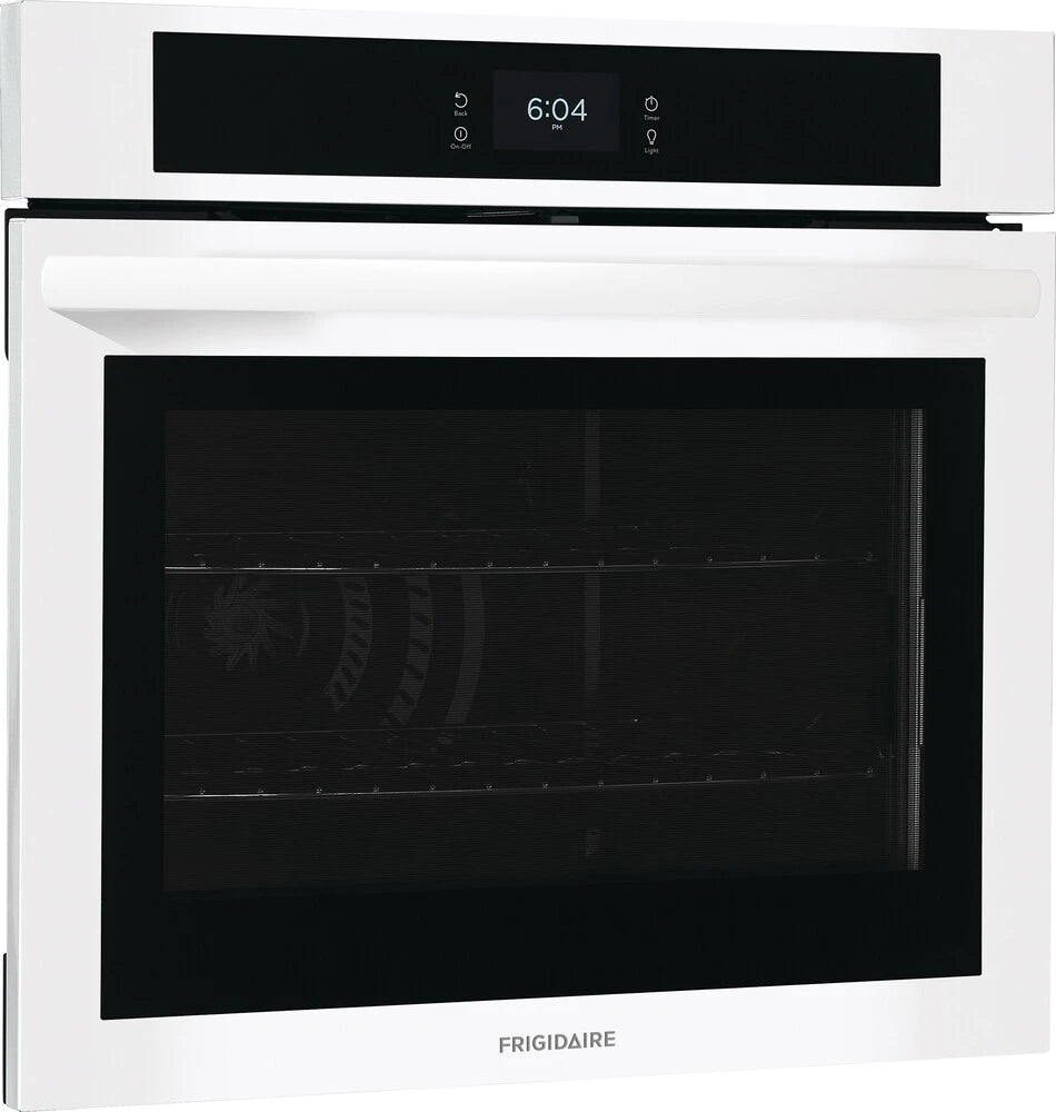 Frigidaire FCWS3027AW 30 Inch Single Electric Wall Oven - White Built-in Oven for Modern Kitchens, Baking & Roasting