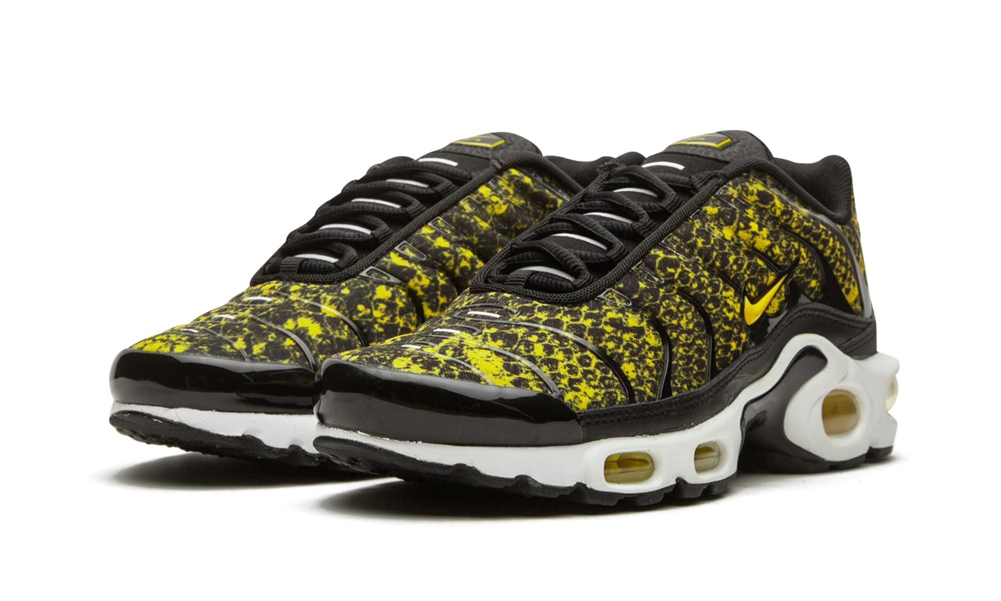 Nike Women's Air Max Plus Running Shoes - Yellow Snakeskin Design (Style CT1555-001) | Comfortable Athletic Sneakers for Gym, Workout & Casual Wear