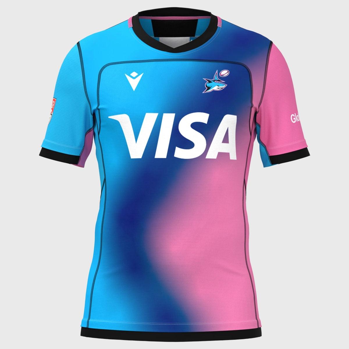 Official Macron Miami Sharks MLR Home Replica Rugby Jersey 2025 - Authentic Rugby Shirt for Fans & Players - Perfect for Game Day, Training & Sports Events