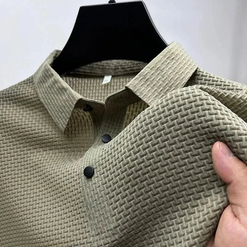 Men's Short Sleeve Polo Shirt - Breathable Cotton Casual Shirt for Golf, Work & Everyday Wear | Loop Up Brand