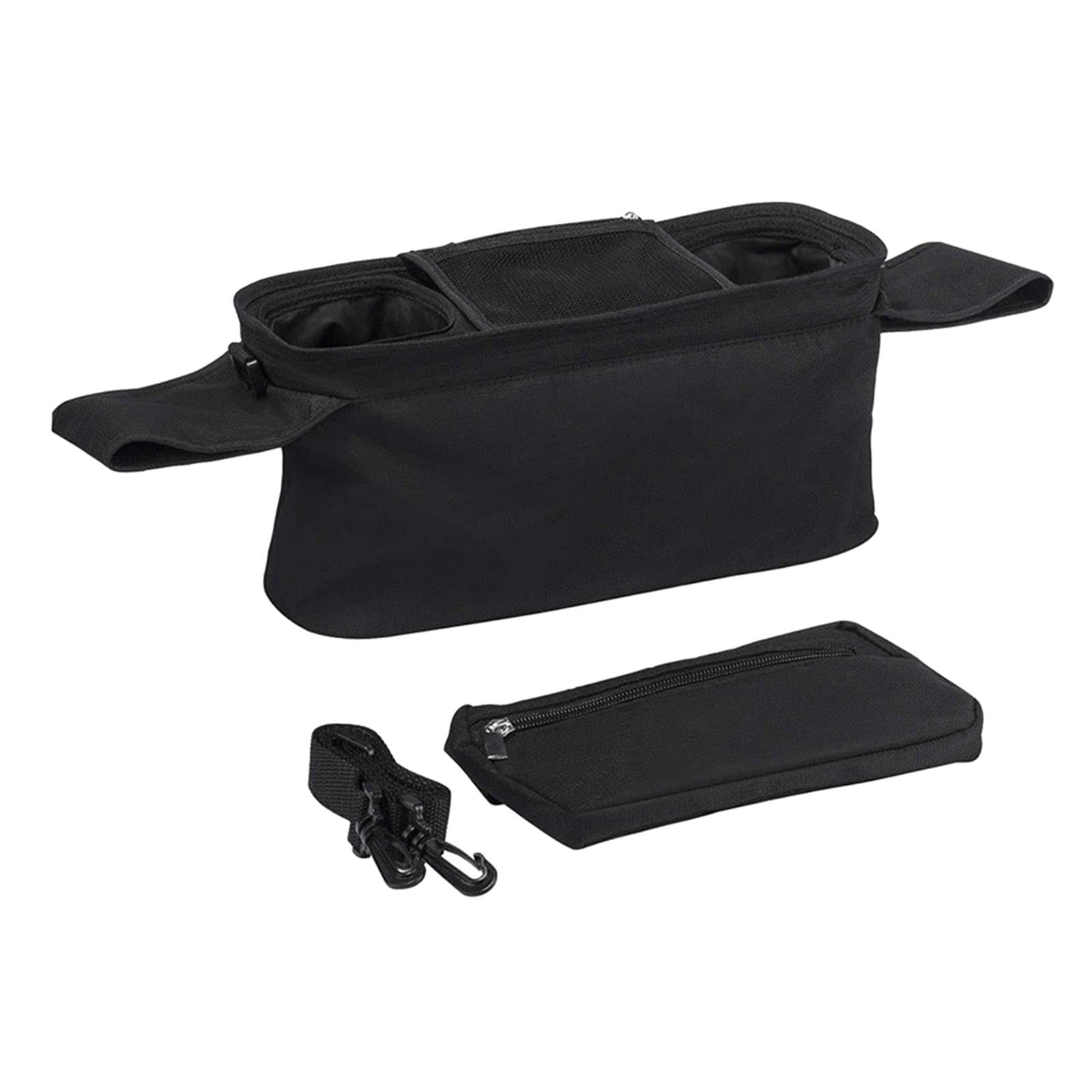Almencla Universal Baby Stroller Organizer - Large Capacity Diaper Bag for Pushchairs, Prams & Strollers - Sturdy Storage for Snacks, Wipes & Baby Essentials - Perfect for Shopping, Travel & Daily Walks