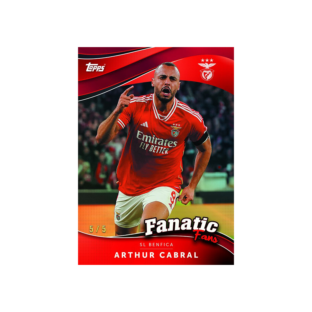 Official Topps Benfica 2024/25 Fan Set - Soccer Trading Cards Collection for SLB Supporters - Perfect for Collecting, Gifting & Match Day Memorabilia
