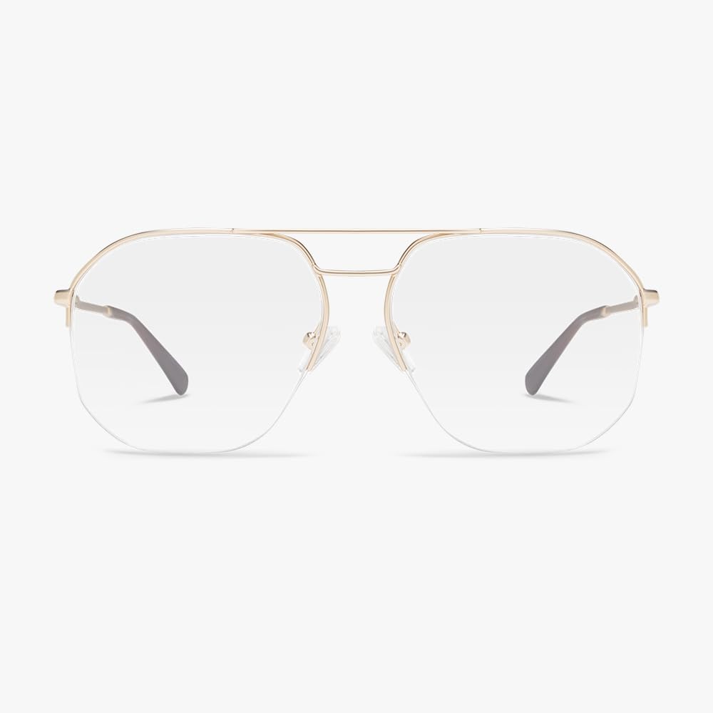 LOOK OPTIC Muse Reader - Stylish Unisex Reading Glasses with Full Magnification (1.0-3.5) | Prescription-Quality Clear Lenses | Perfect for Reading Books, Using Phones & Working on Computers