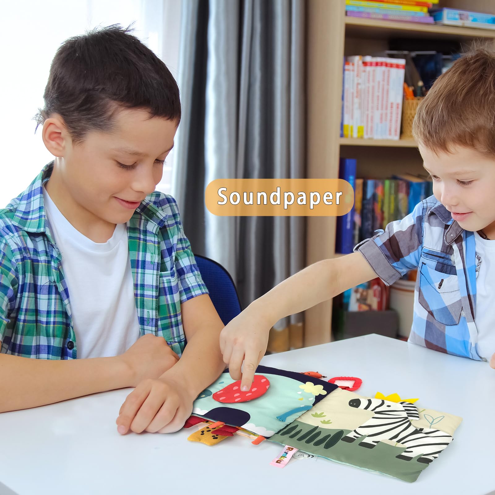 Soft Cloth Books for Babies - Interactive Developmental Activity Quiet Books | Animal-Themed Sensory Toys for Toddlers 0-2 Years | Perfect Baby Shower Gift & Early Learning Tool for Infants | Ideal for Playtime, Travel, and Bedtime Storytelling